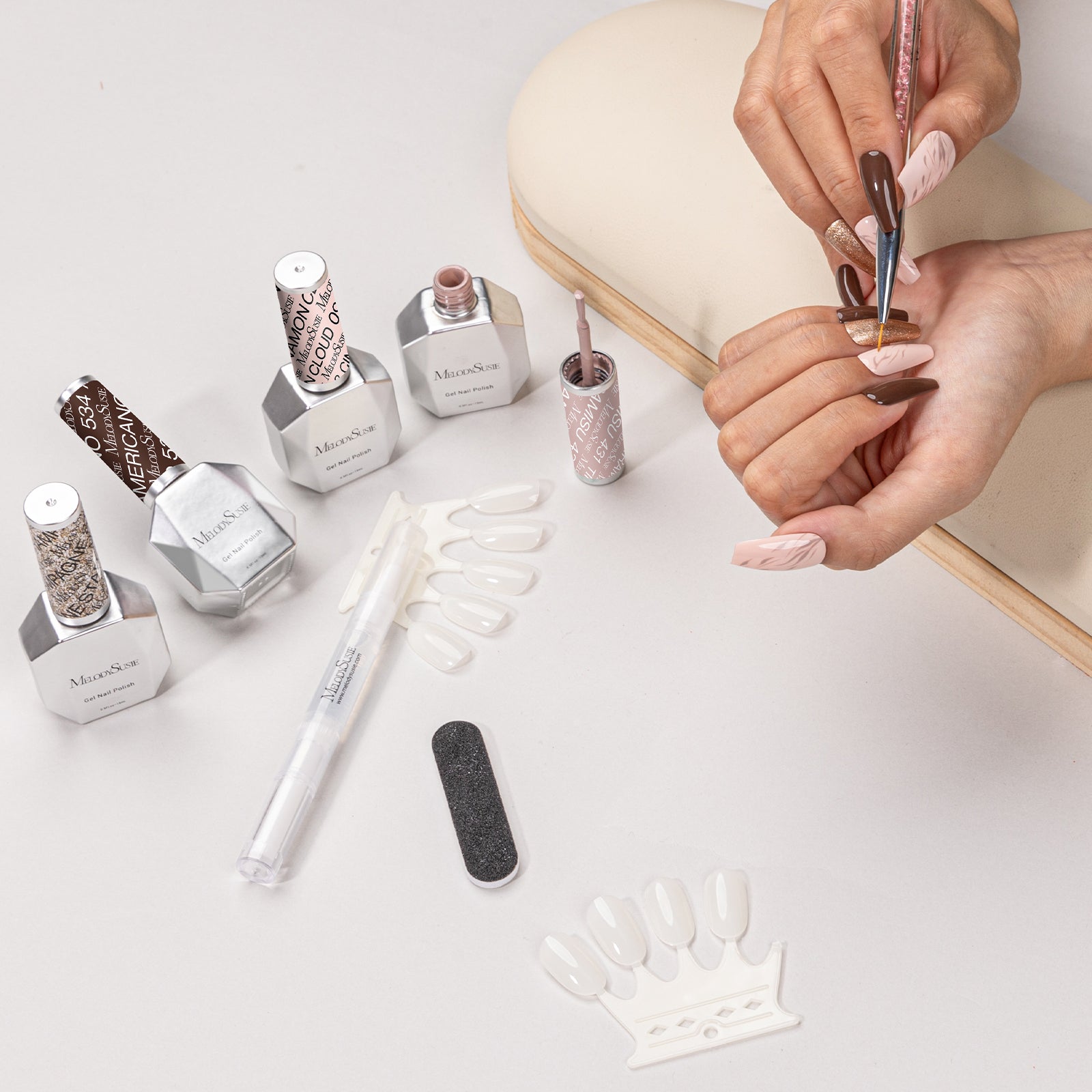 Afternoon Tea Break 15ml TPO-Free Thick Gel Nail Polish - 4Pcs