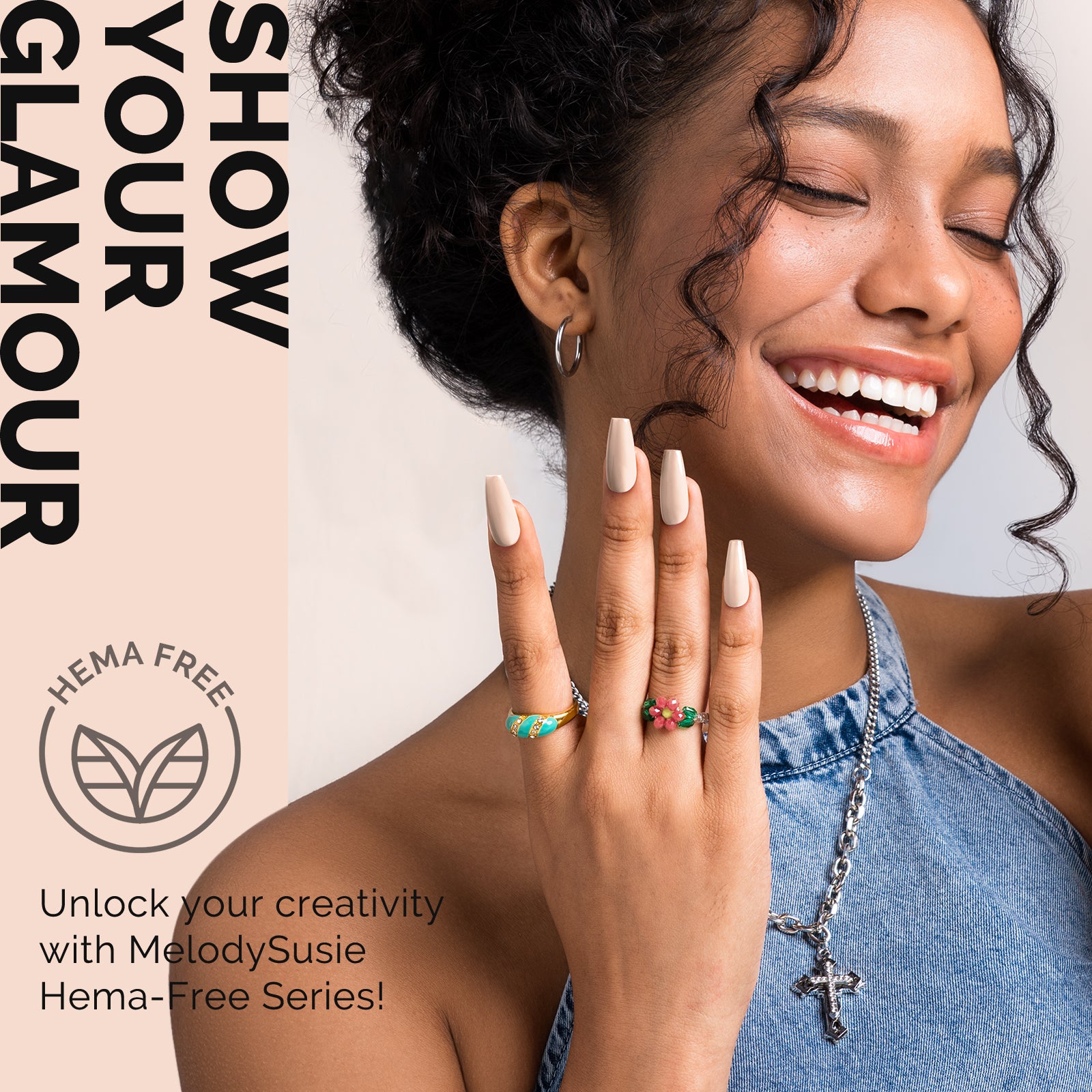 HEMA-Free Gel Nail Polish 0.5 fl oz/15ml - K0433 Thick Light Nude