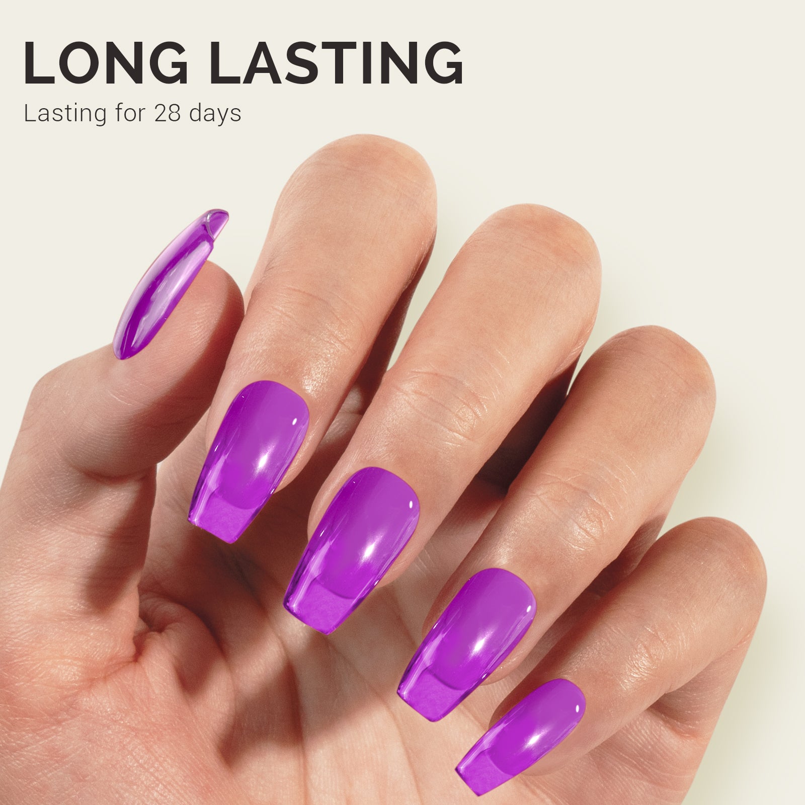 Jeweliver Jelly TPO-Free Gel Polish 15ml - Purple Amethyst - JIG19