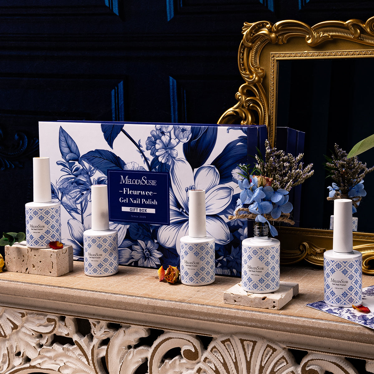 Fleurwee HEMA-Free & HPMA-Free & TPO-Free Plant-based Gel Nail Polish Gift Box - 0.5 fl oz/15ml
