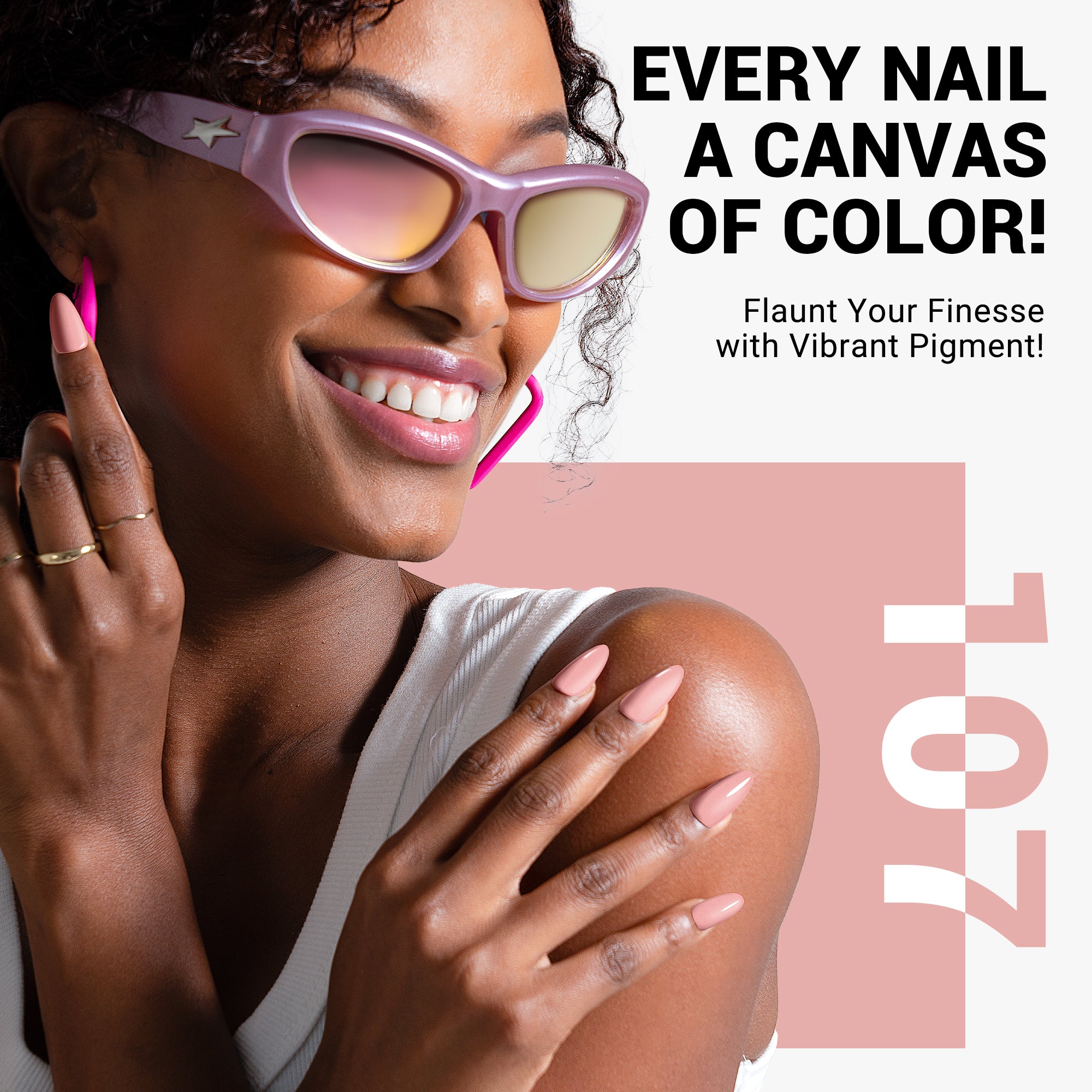 107 Knitted Almond Nude - TPO-Free Thick Gel Nail Polish(15ml)