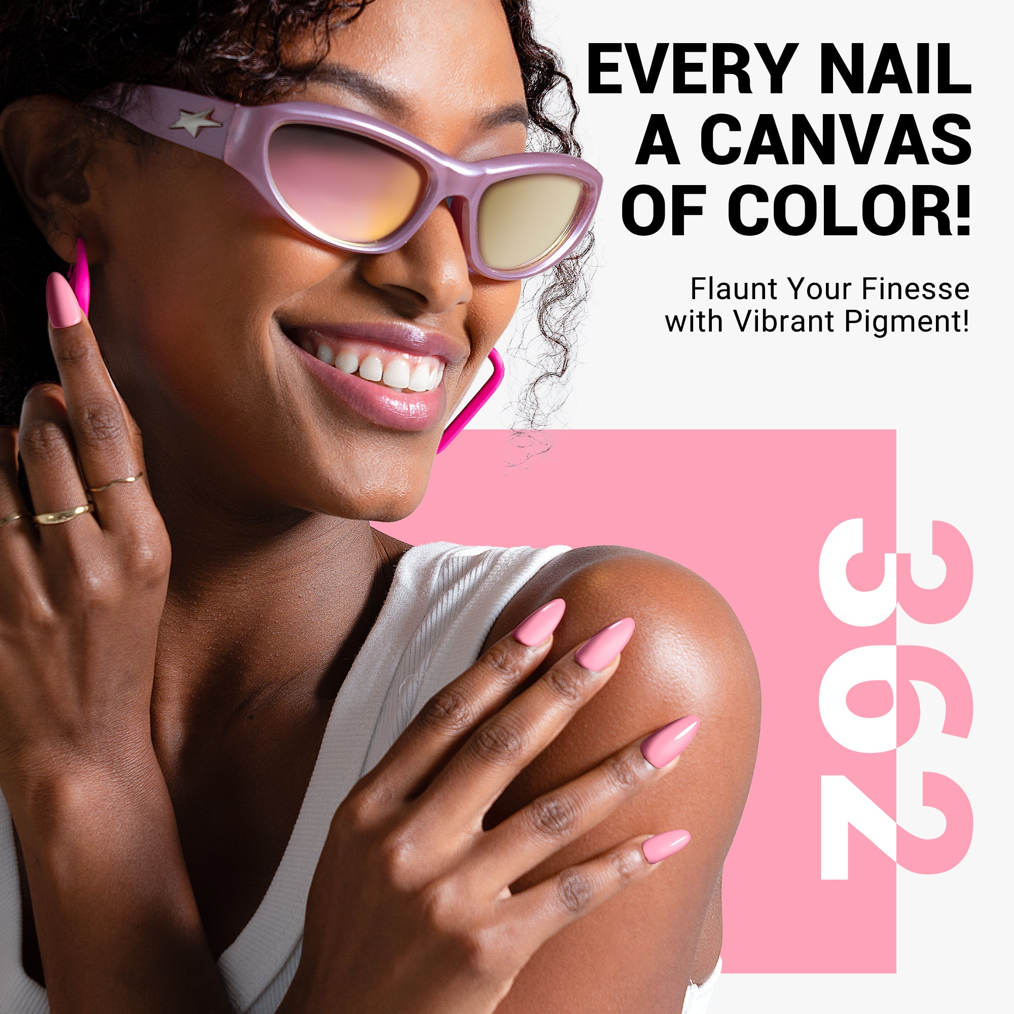 362 Twist Sweater Pink - TPO-Free Thick Gel Nail Polish(15ml)