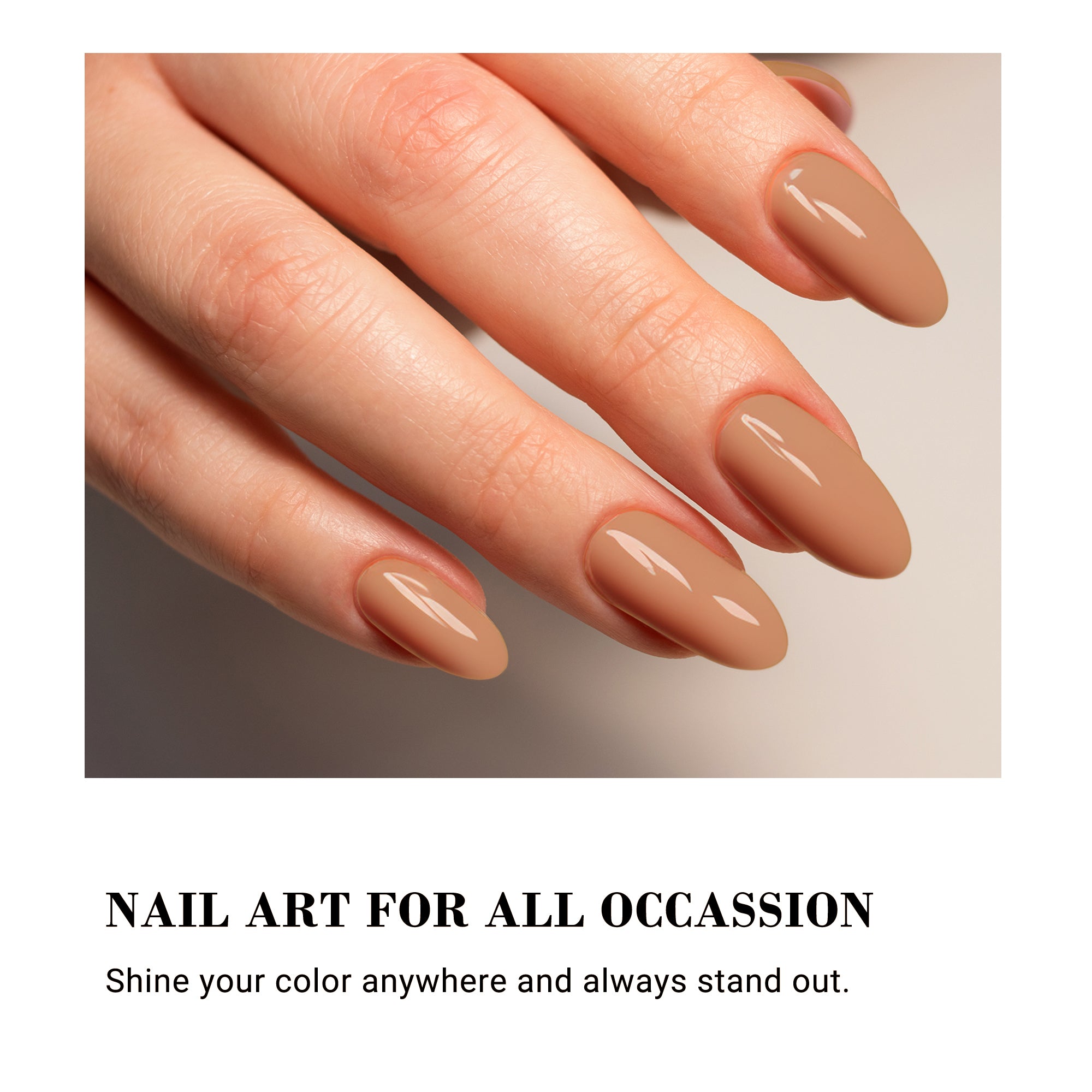 175 Nude Orange - Gel Nail Polish(15ml)