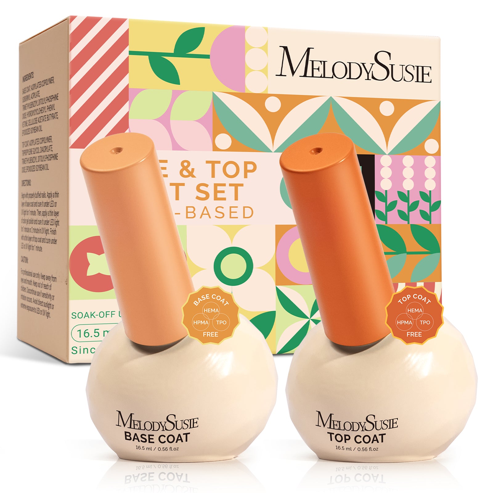 Sweet-Scent Plant-Based HEMA-Free & HPMA-Free & TPO-Free Gel Nail Polish Set - 16.5ml