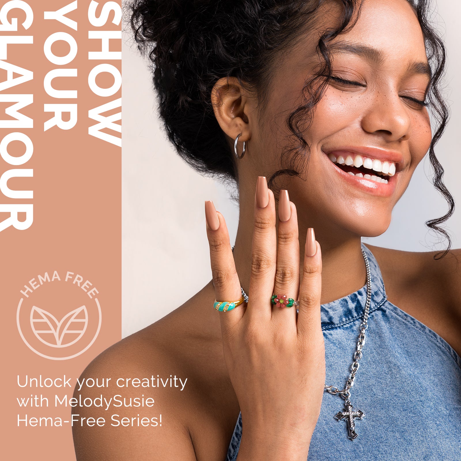 175 Peach Nude - HEMA-Free Gel Nail Polish 0.5 fl oz/15ml