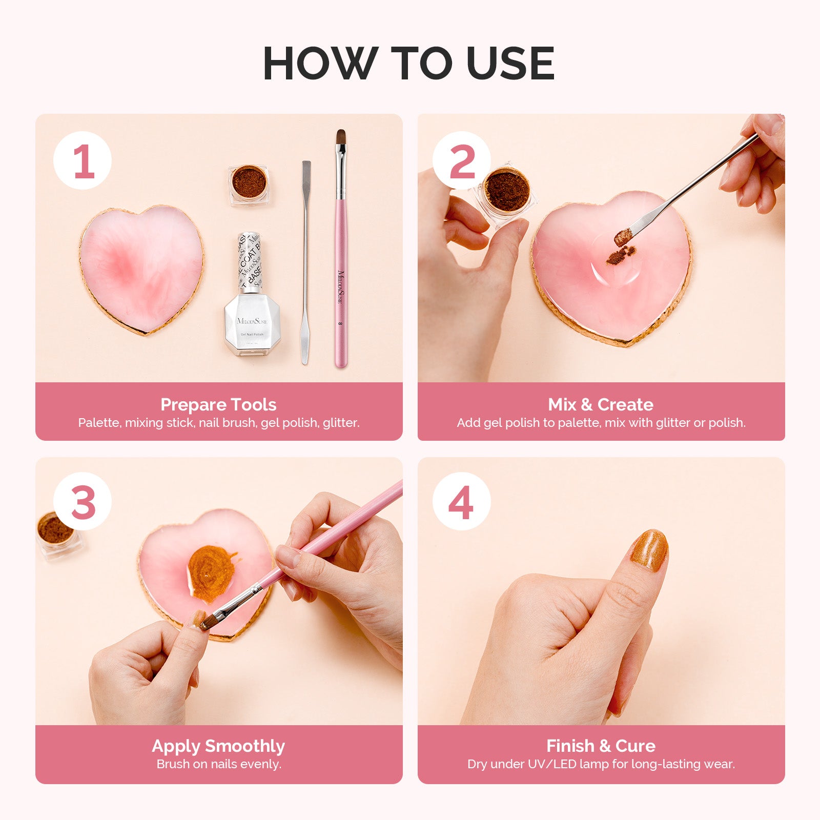 Premium Resin Nail Art Palette