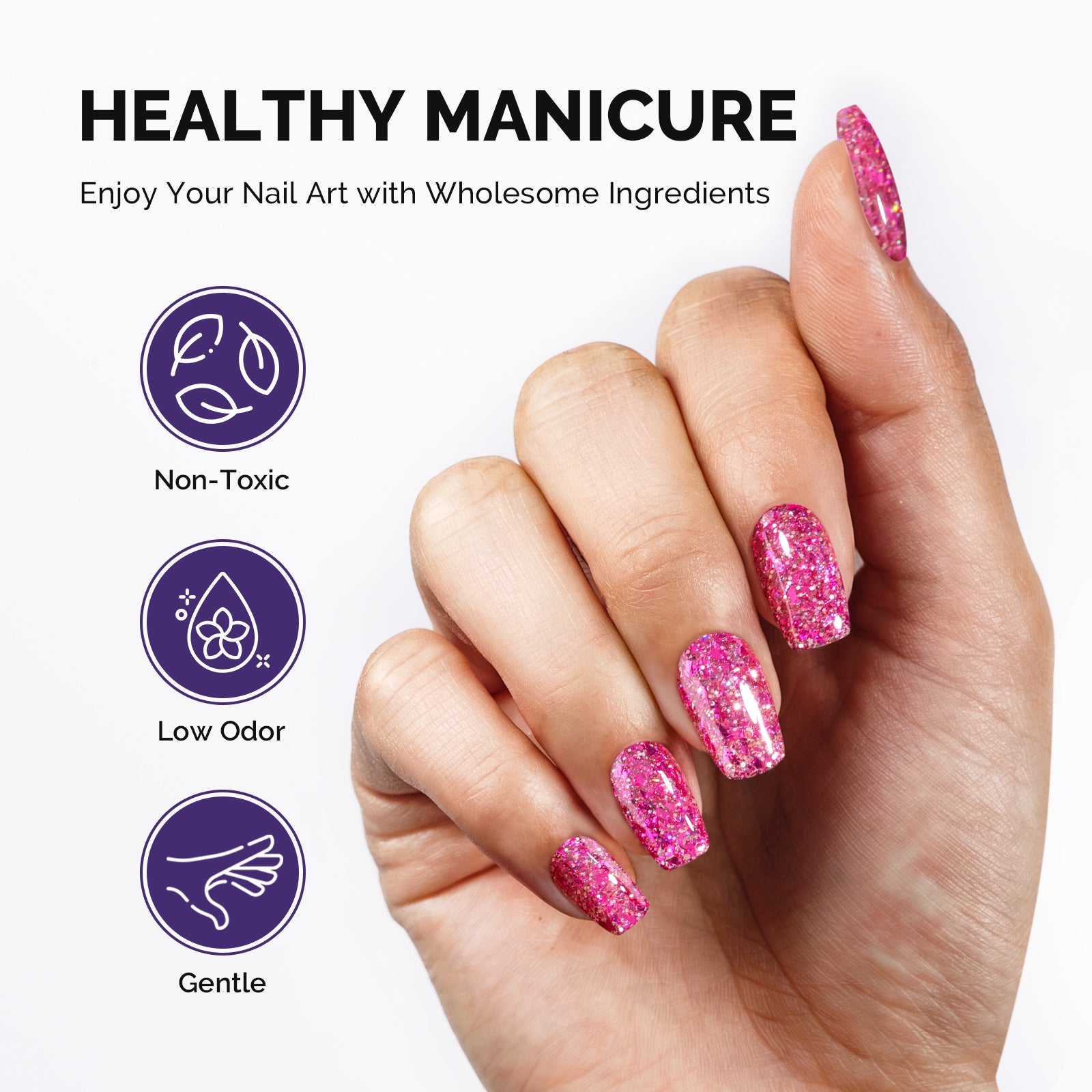 Galaliver Glitter Gel Nail Polish Set - 12 Colors