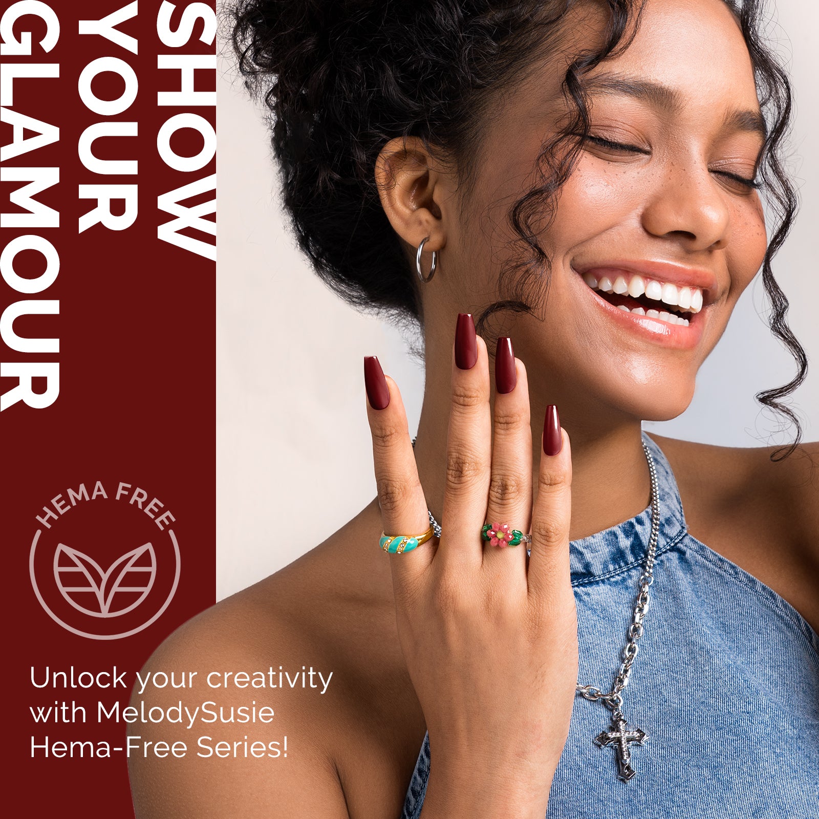 HEMA-Free Gel Nail Polish 0.5 fl oz/15ml - K1309 Thick Crimson Red