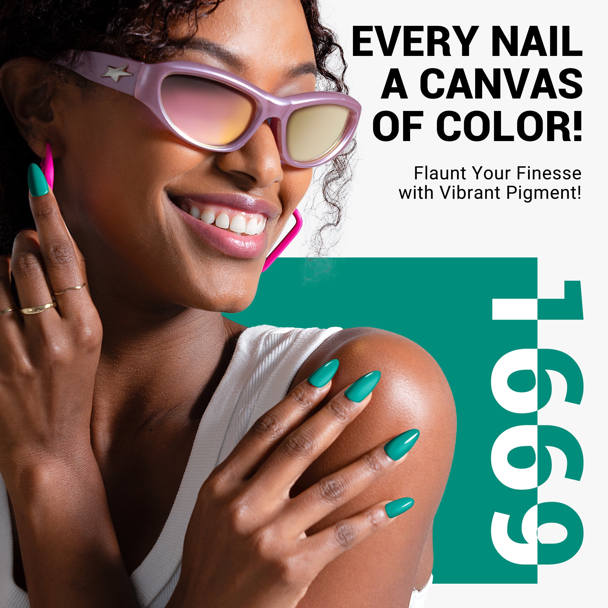 1669 Retro Sport Green - Thick Gel Nail Polish(15ml)