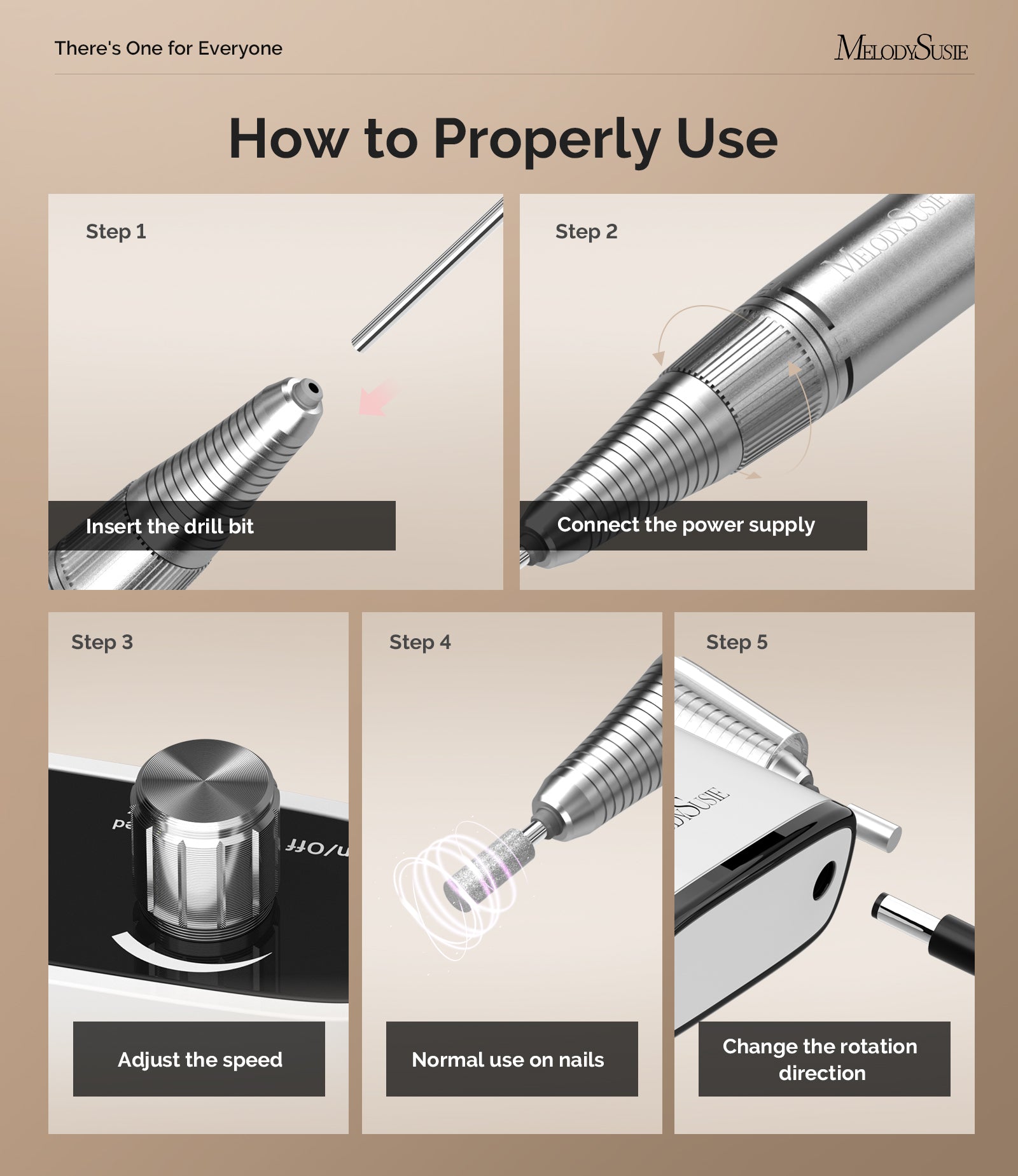 Nail Drill Full Set - Student Manicure Kit 1