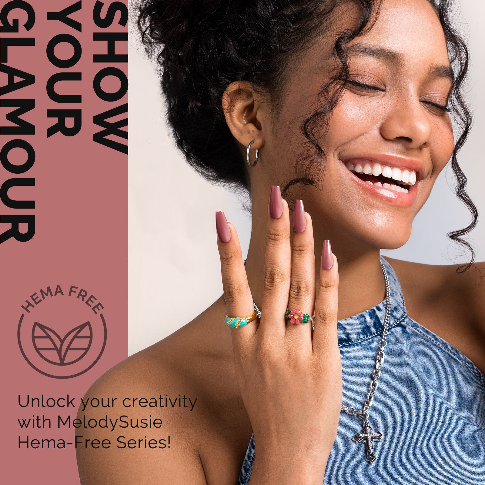 HEMA-Free Gel Nail Polish 0.5 fl oz/15ml - K0597 Thick Deep Nude Pink