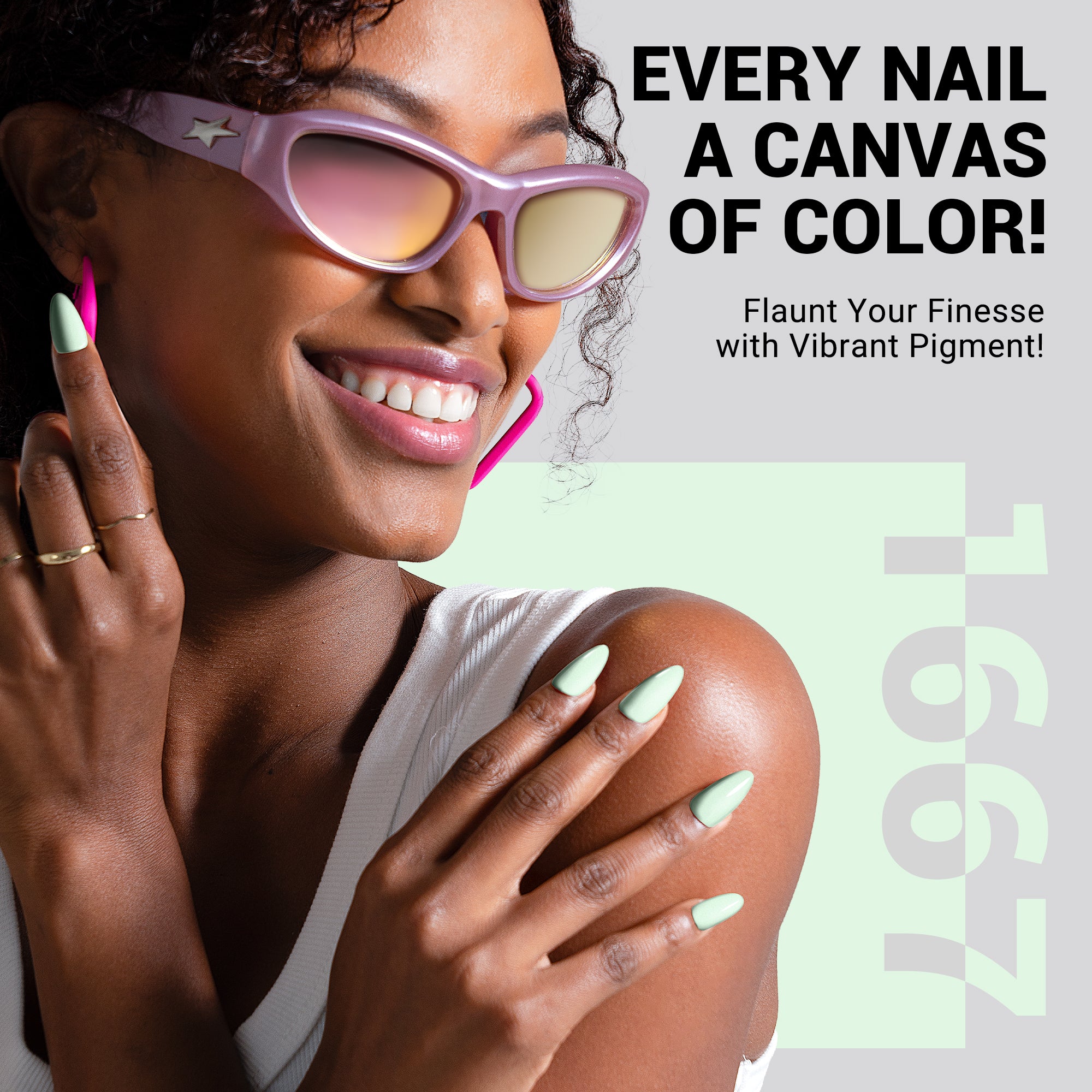 1667 Golf Green - TPO-Free Thick Gel Nail Polish(15ml)