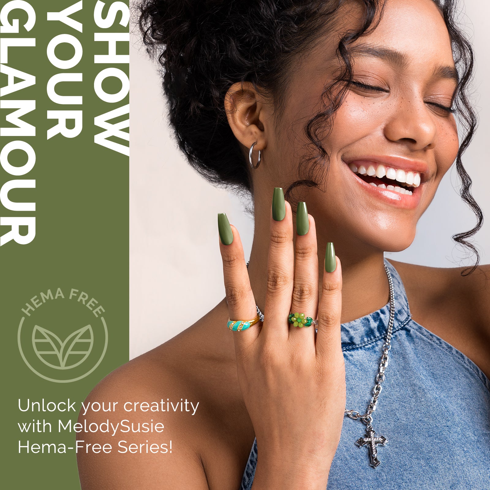 603 Olive Green - HEMA-Free Gel Nail Polish 0.5 fl oz/15ml