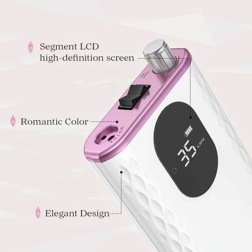 MR5(MM400D) Rechargeable Nail Drill 35,000 RPM