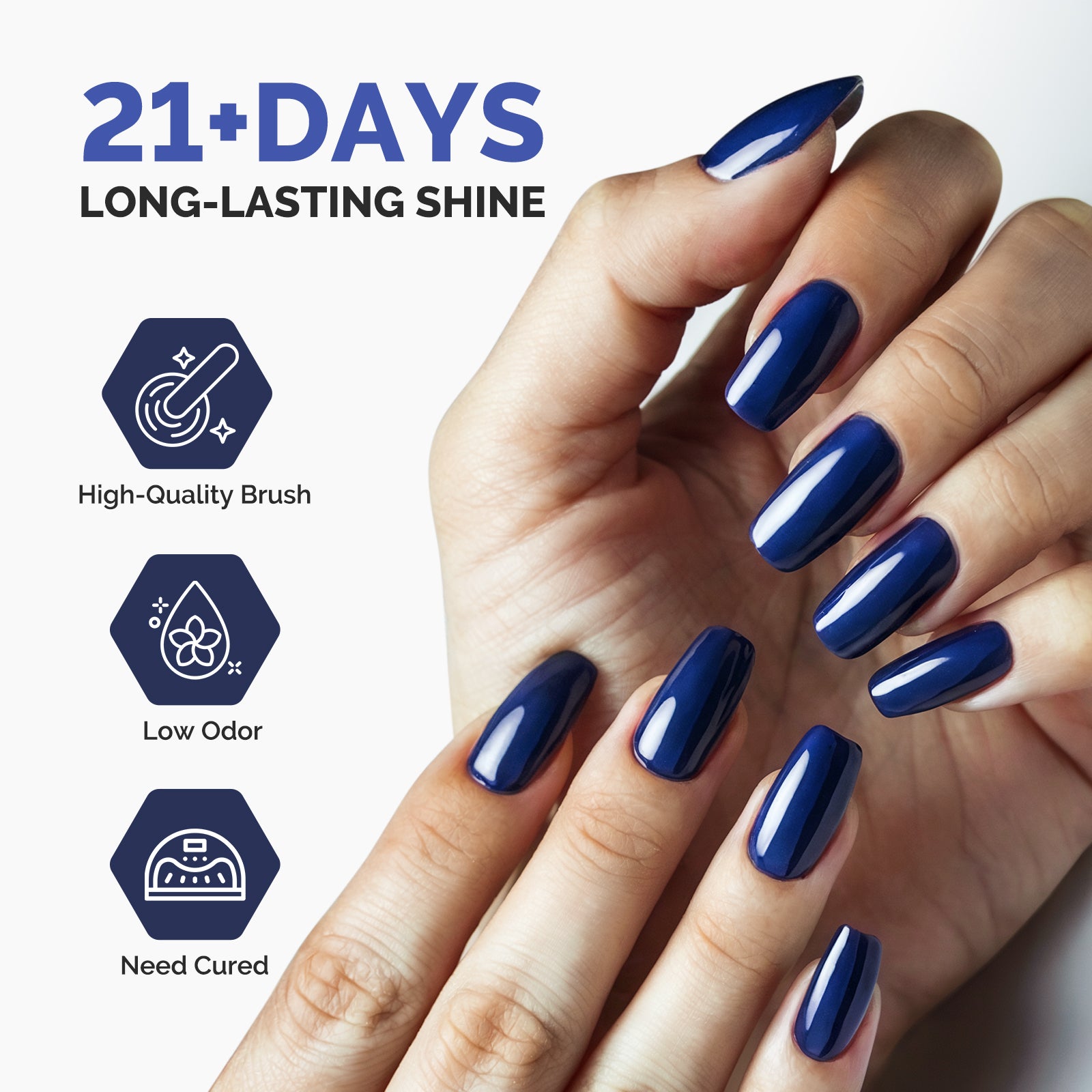 Fleurwee 15ml Top & Base Coat - HEMA-Free & HPMA-Free & TPO-Free Nail Gel Polish