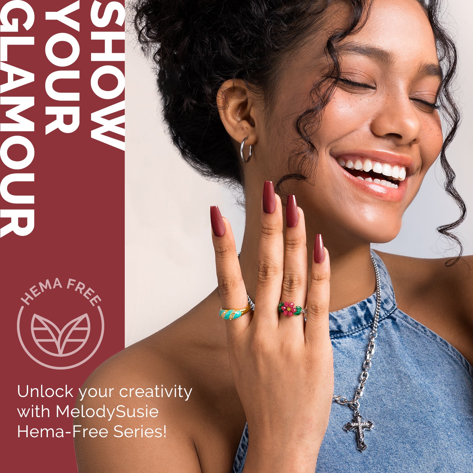 HEMA-Free Gel Nail Polish 0.5 fl oz/15ml - K1464 Thick Rosy Brown