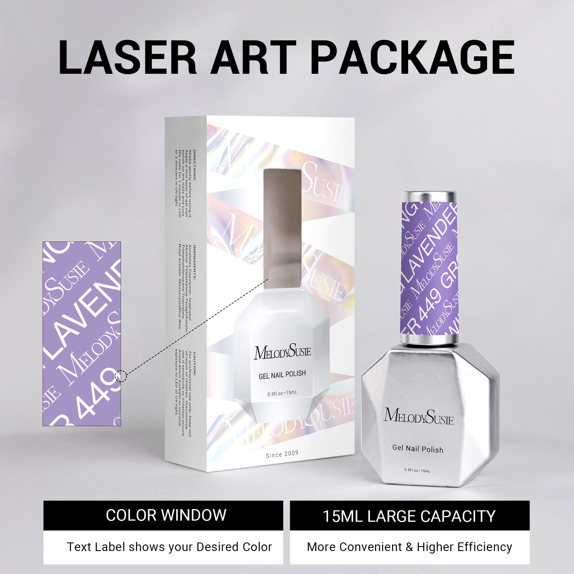 449 Growing Lavender - TPO-Free Thick Gel Nail Polish(15ml)