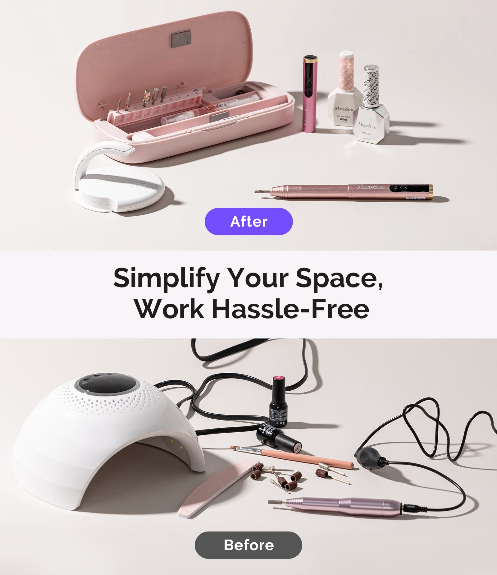 PocketNail PC100GR/PC100G Pen-Shaped Innovative Portable Rechargeable Nail Drill 20,000RPM