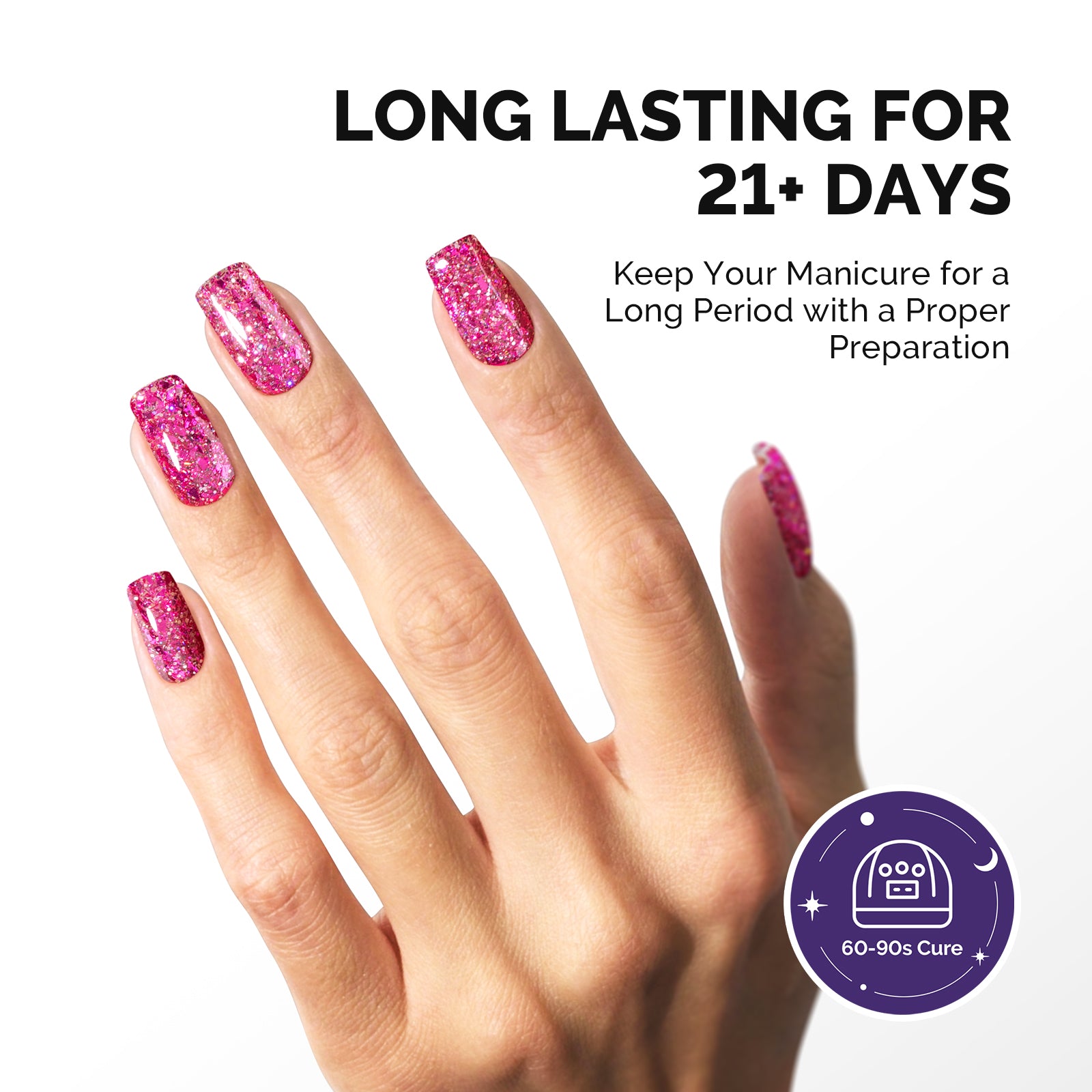 Galaliver Glitter Gel Nail Polish Set - 12 Colors