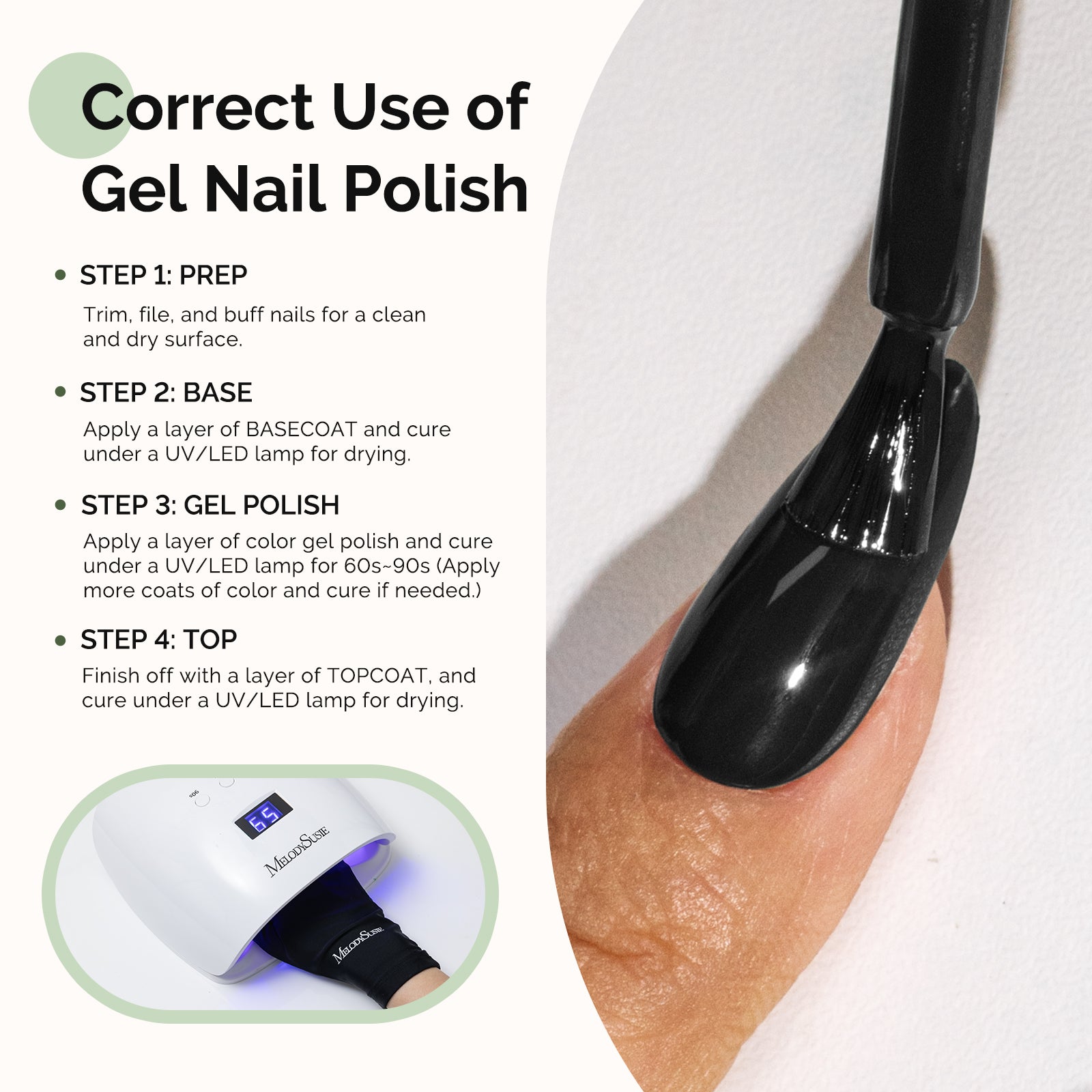 480 Black - HEMA-Free Gel Nail Polish 0.5 fl oz/15ml