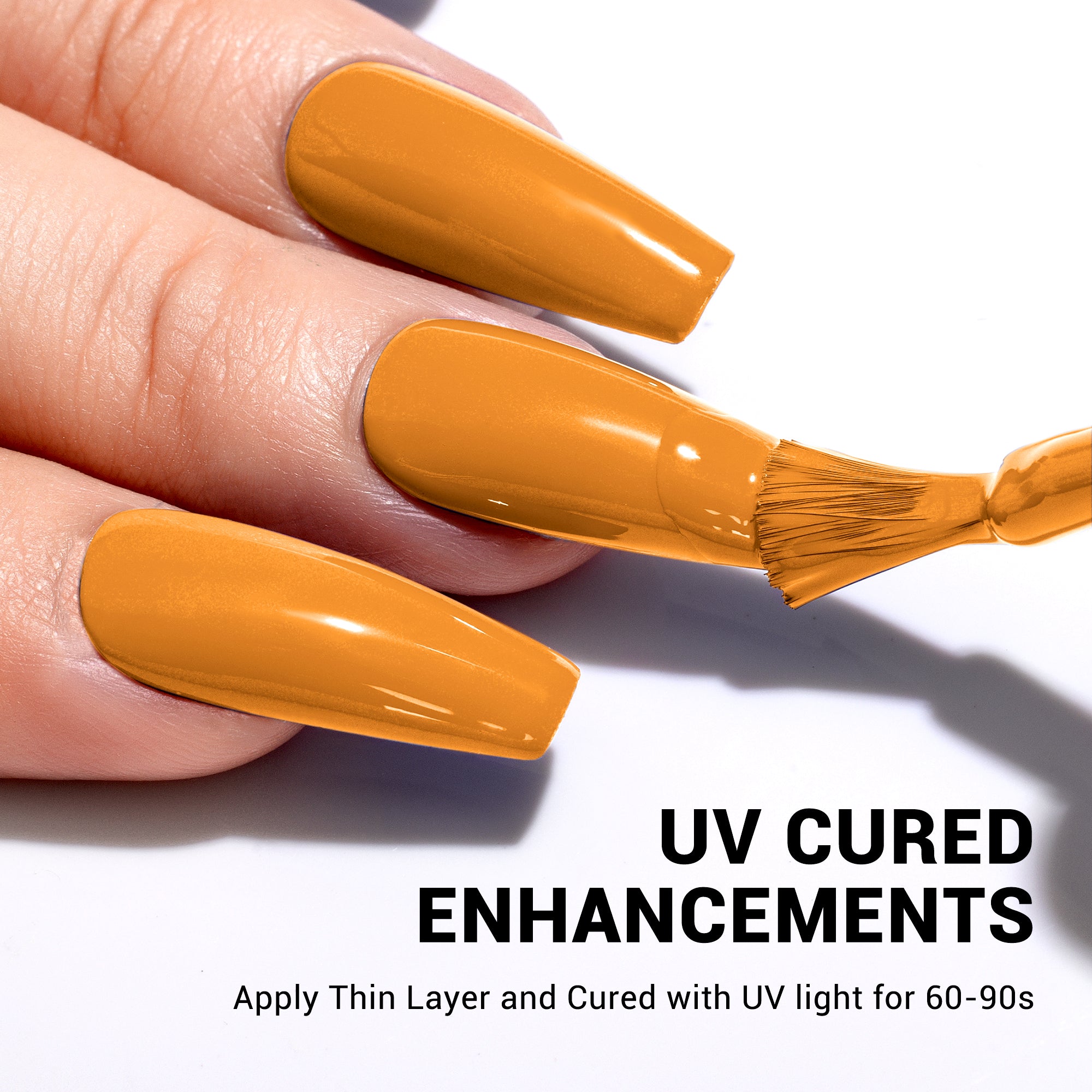 1670 Pumpkin Yarn Orange - TPO-Free Thick Gel Nail Polish(15ml)