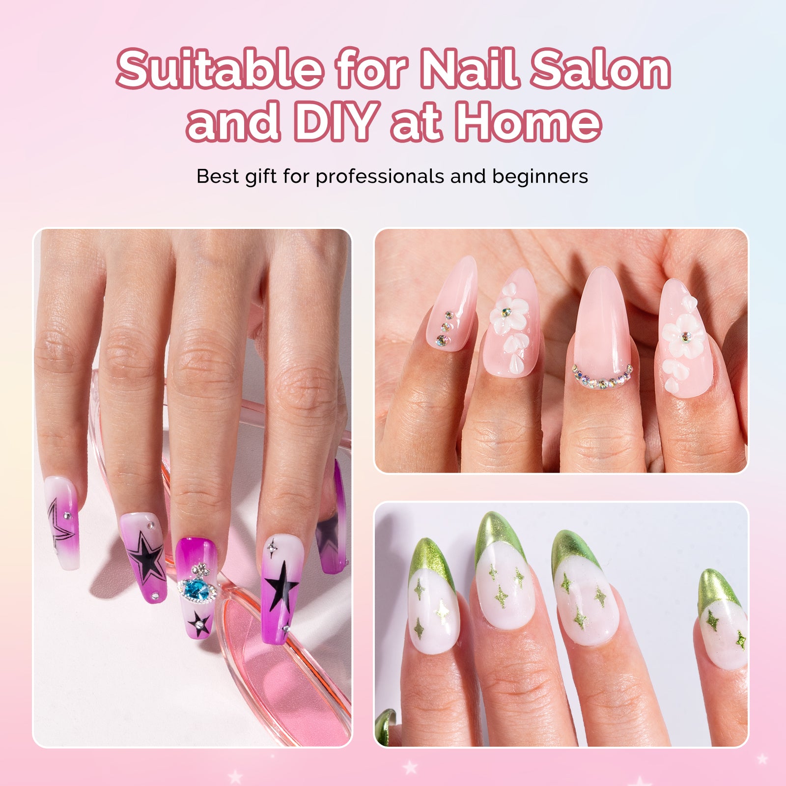 Nail Art Sculpture Pen Acrylic Dual Tipped Brushes 5 Pcs