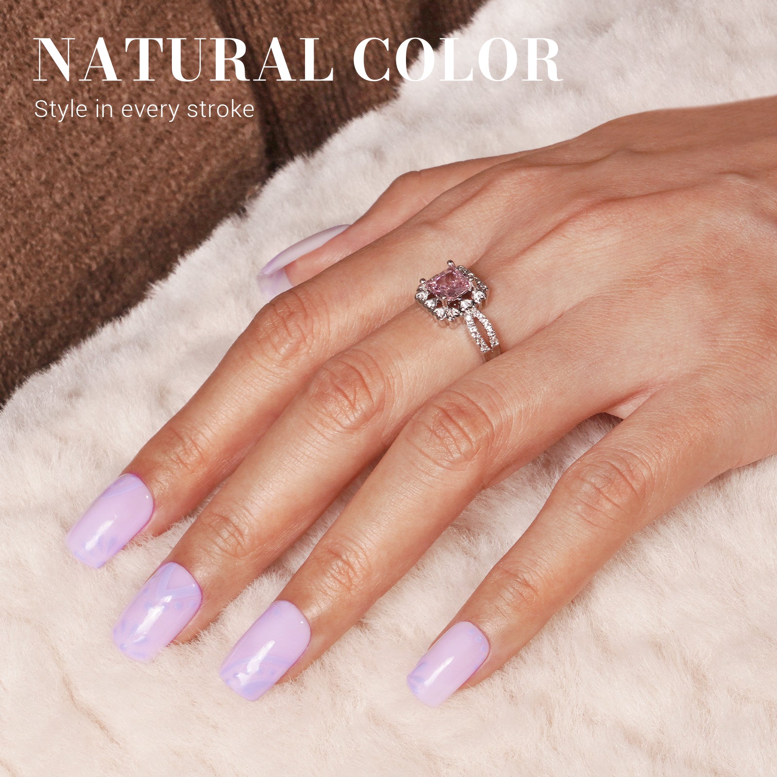 Jeweliver Jelly TPO-Free Gel Nail Polish 0.5 fl oz/15ml - Fog Purple JM04