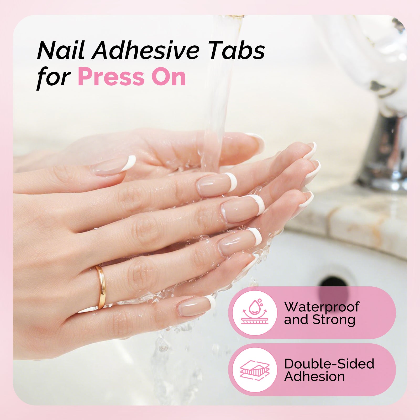 MelodySusie Nail Adhesive Tabs for Press On Nails