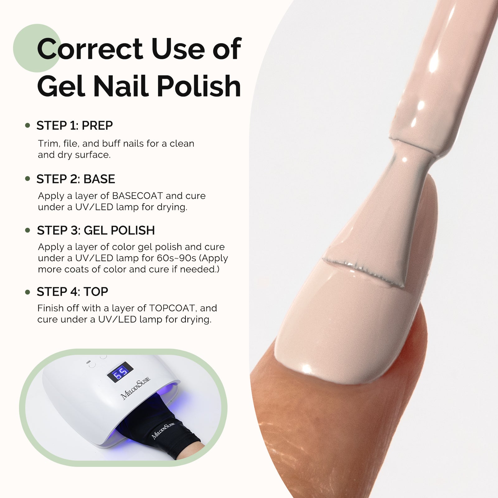 HEMA-Free Gel Nail Polish 0.5 fl oz/15ml - K0589 Thick Beige Nude Pink