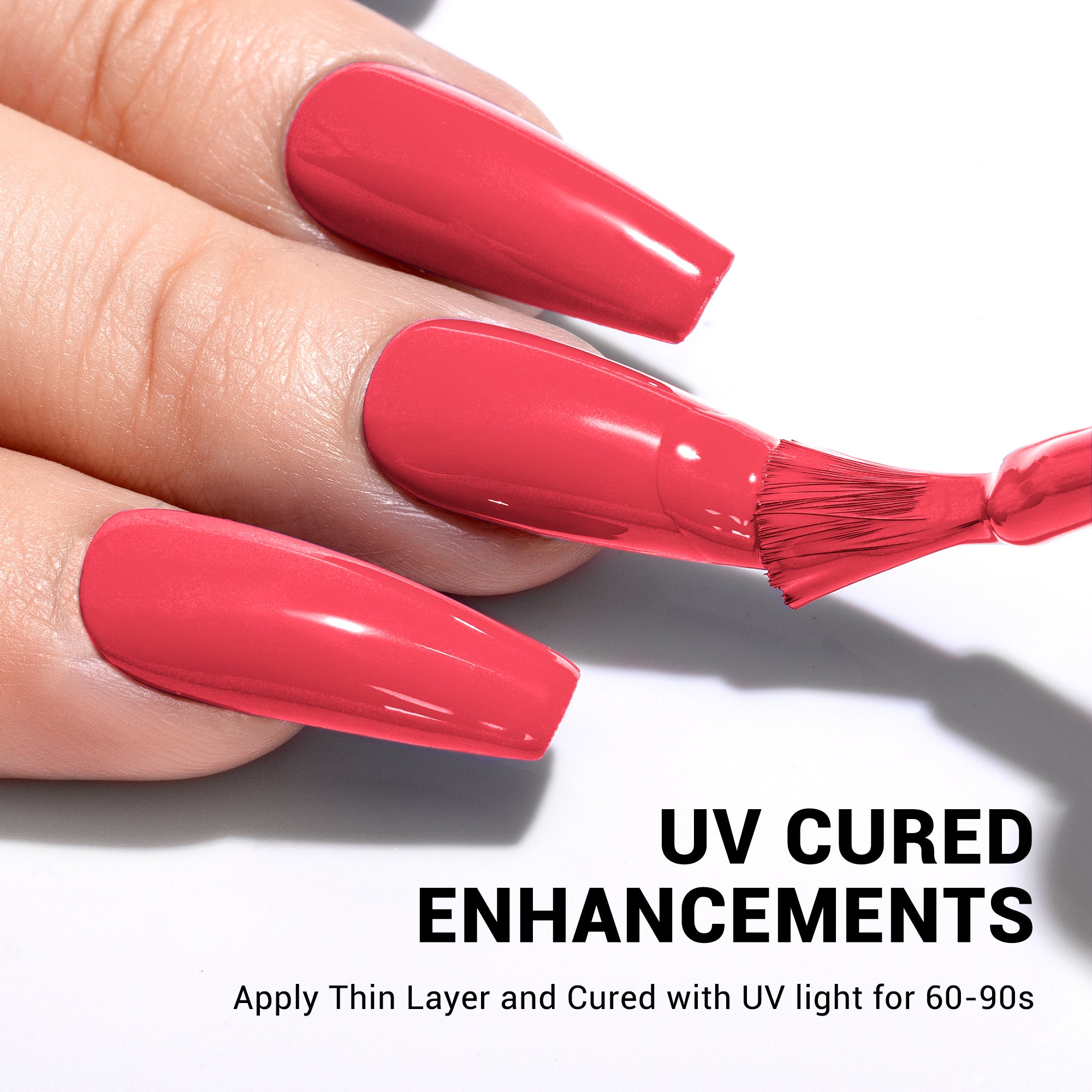 1665 Raspberry Red - TPO-Free Thick Gel Nail Polish(15ml)