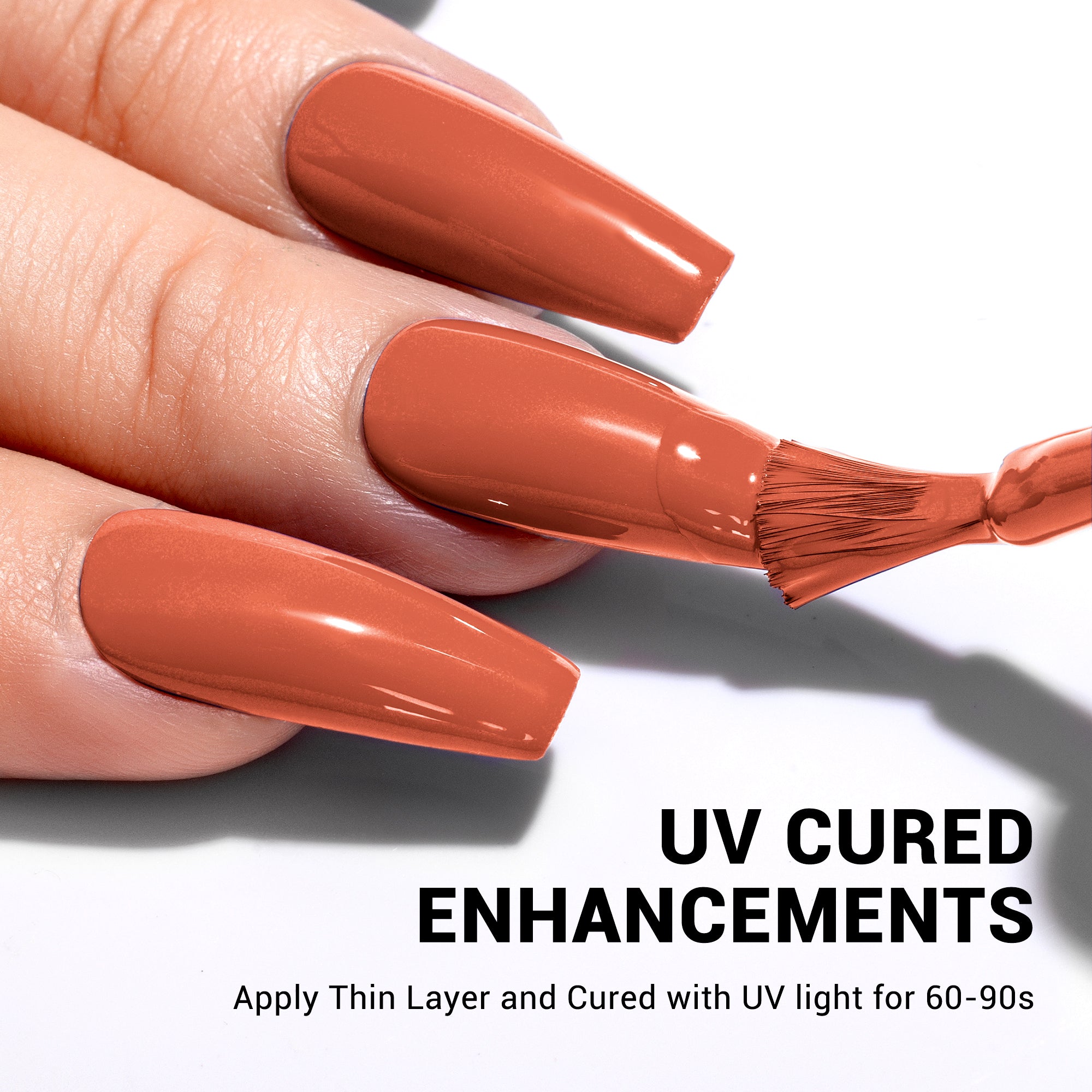 1675 Brick Red Orange - TPO-Free Thick Gel Nail Polish(15ml)