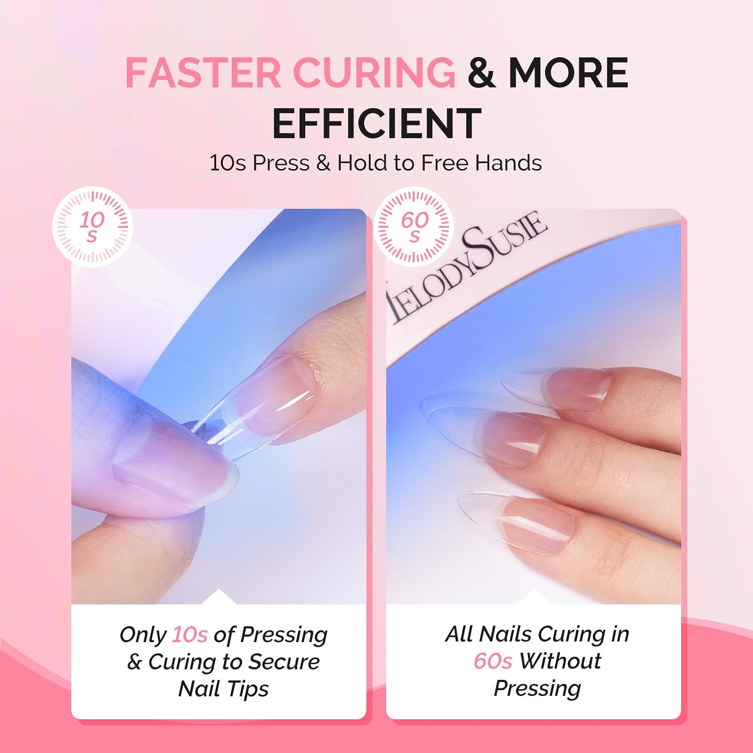Solid Nail Glue Gel 20g 2Pcs