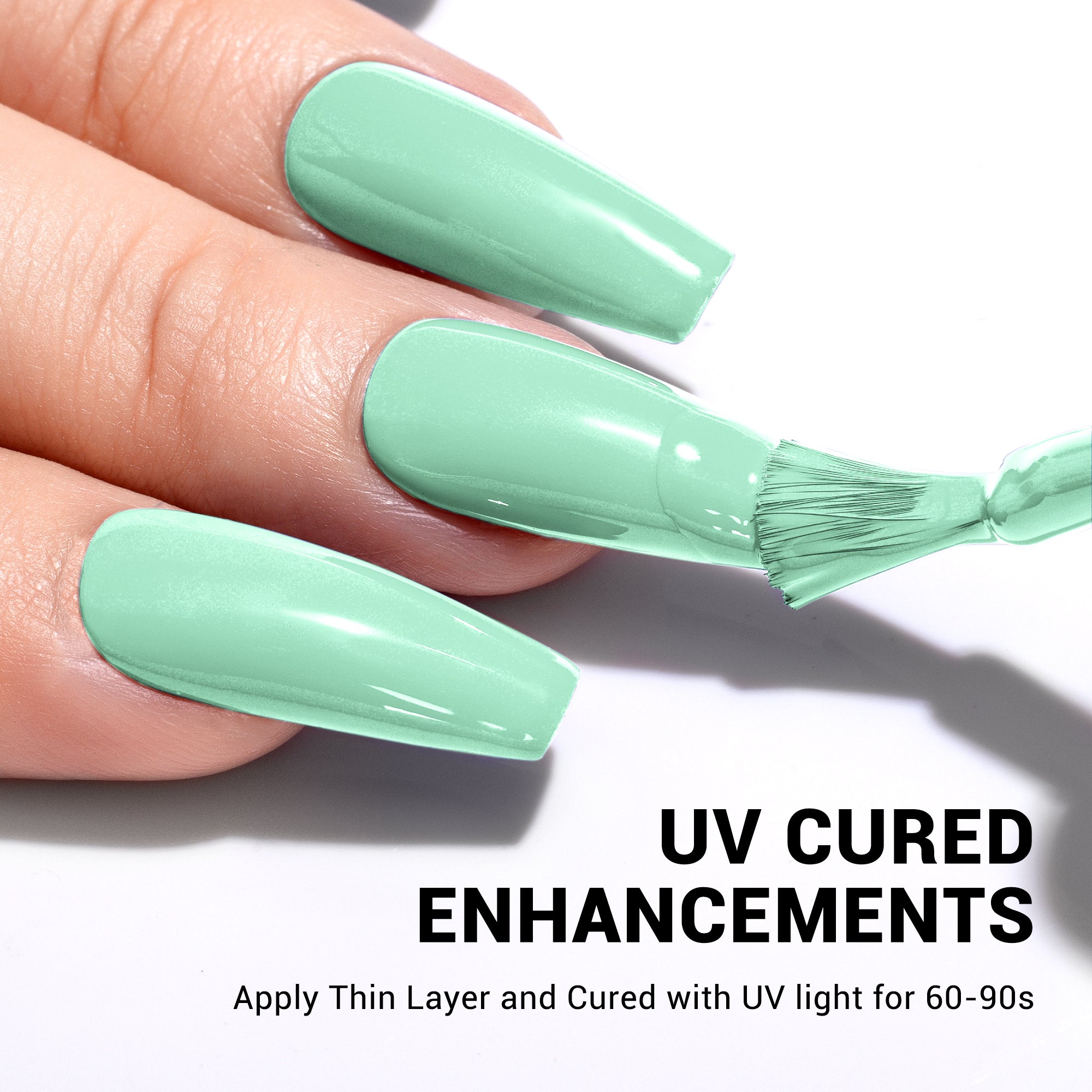 1666 Soft Mint Green - TPO-Free Thick Gel Nail Polish(15ml)