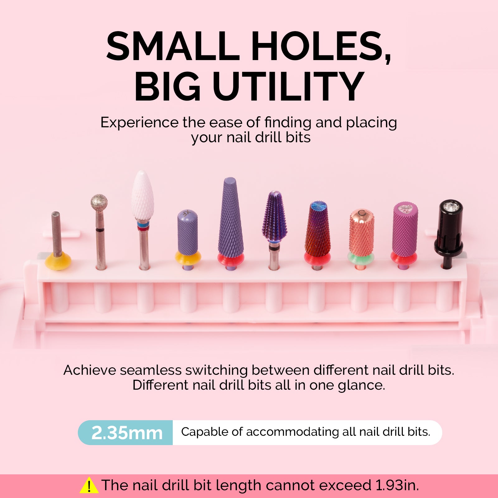 Acrylic Nail Tool Storage Box(ONLY BOX)