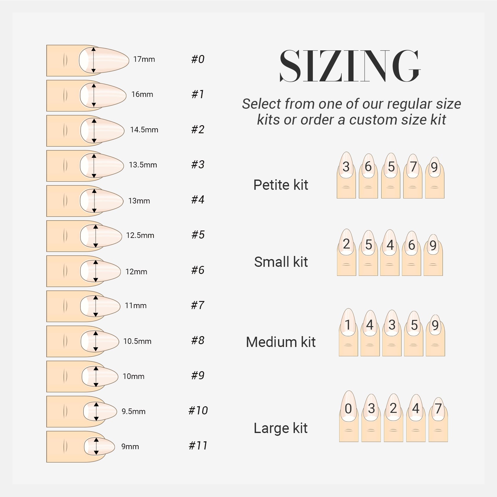 Orange Blossom Stiletto Regular Press On Nails