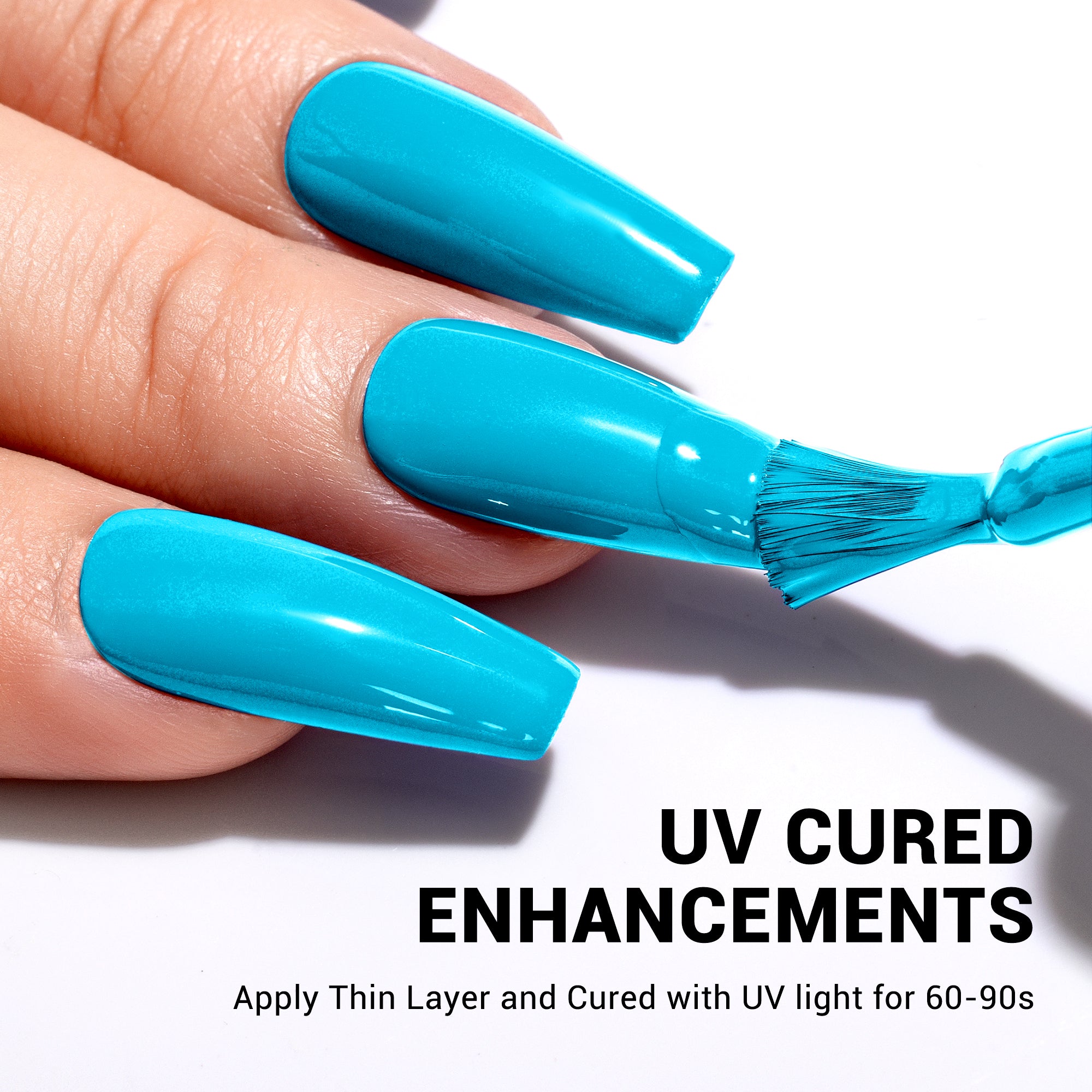 938 Fair Isle Knit Blue - TPO-Free Thick Gel Nail Polish(15ml)