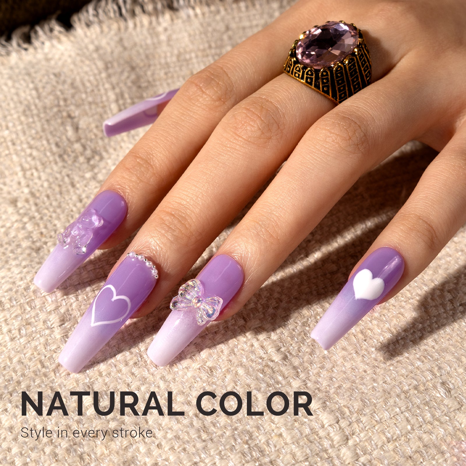 Jeweliver Jelly TPO-Free Gel Polish 15ml - Purple Kunzite - JP39