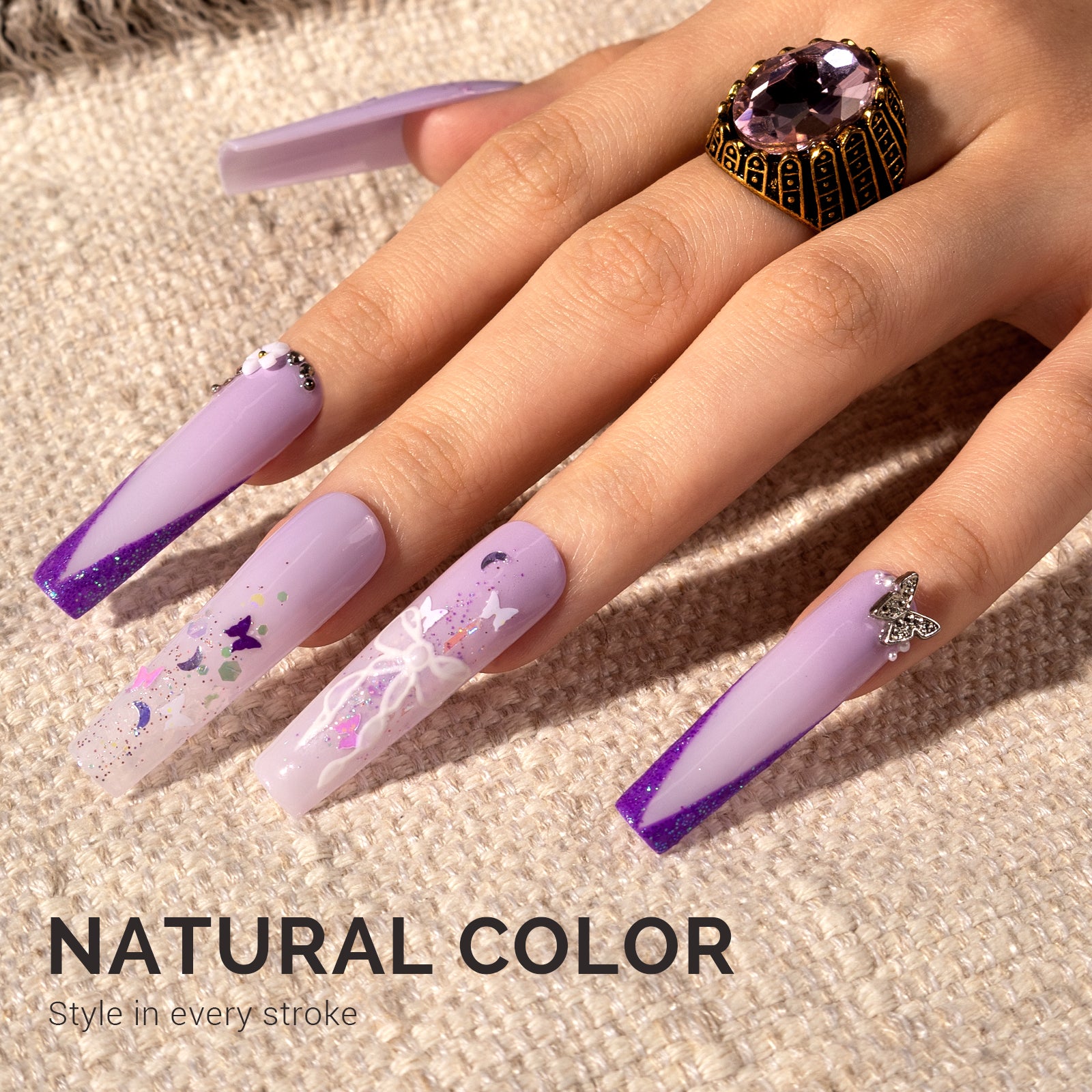 Jeweliver Jelly TPO-Free Gel Polish 15ml - Purple Chalcedony - JM05