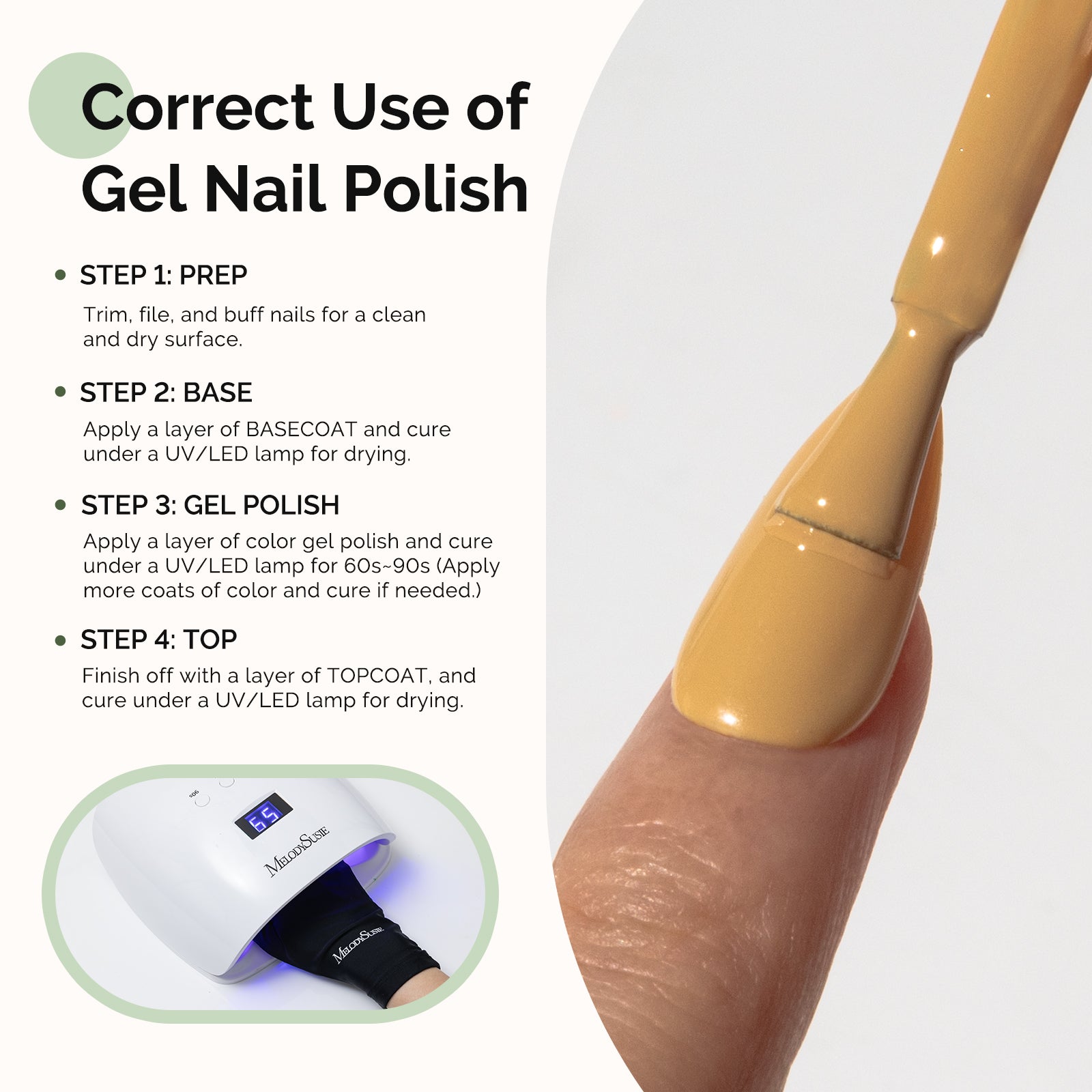 410 Straw Yellow - HEMA-Free Gel Nail Polish 0.5 fl oz/15ml