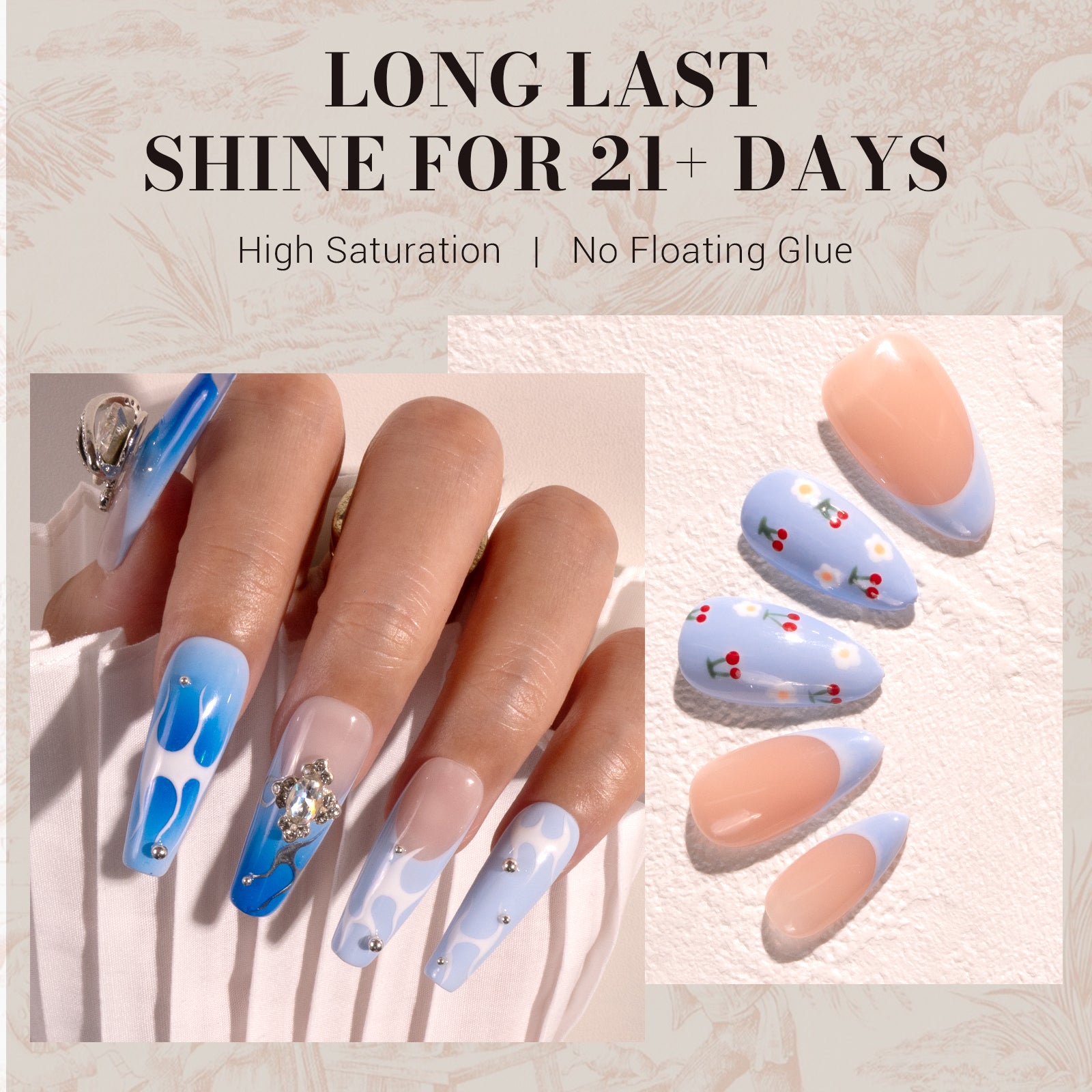 253 Light Blue - TPO-Free Faster UV Curing Gel Nail Polish 0.5 fl oz/15ml