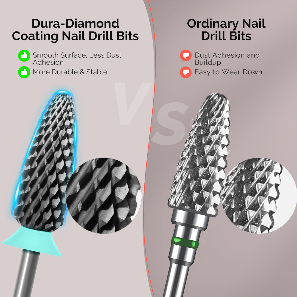 Dura-Diamond Coating Tungsten Carbide Nail Drill Bit
