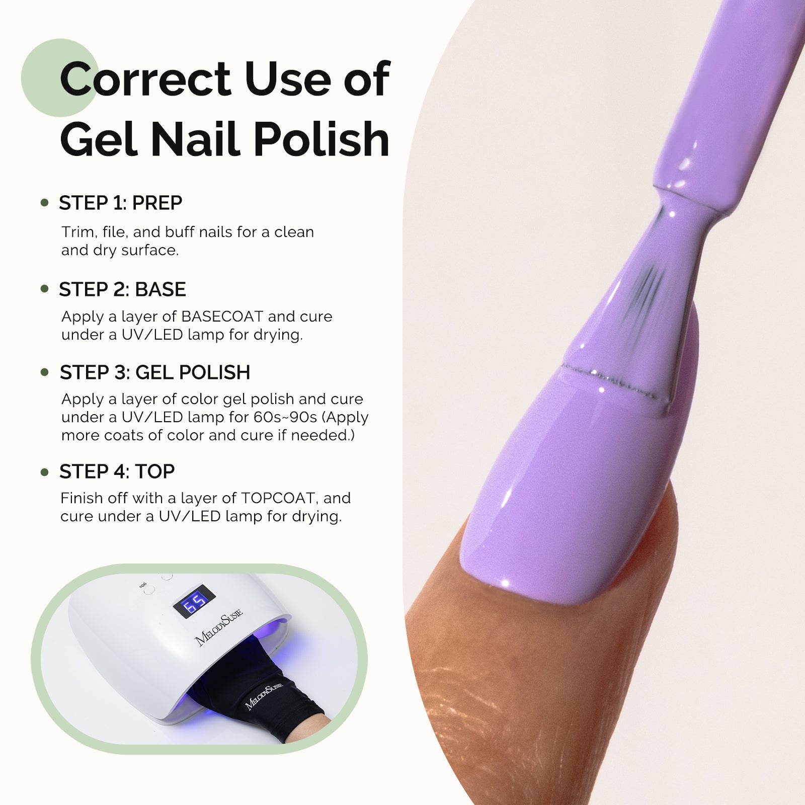 449 Purple - HEMA-Free Gel Nail Polish 0.5 fl oz/15ml