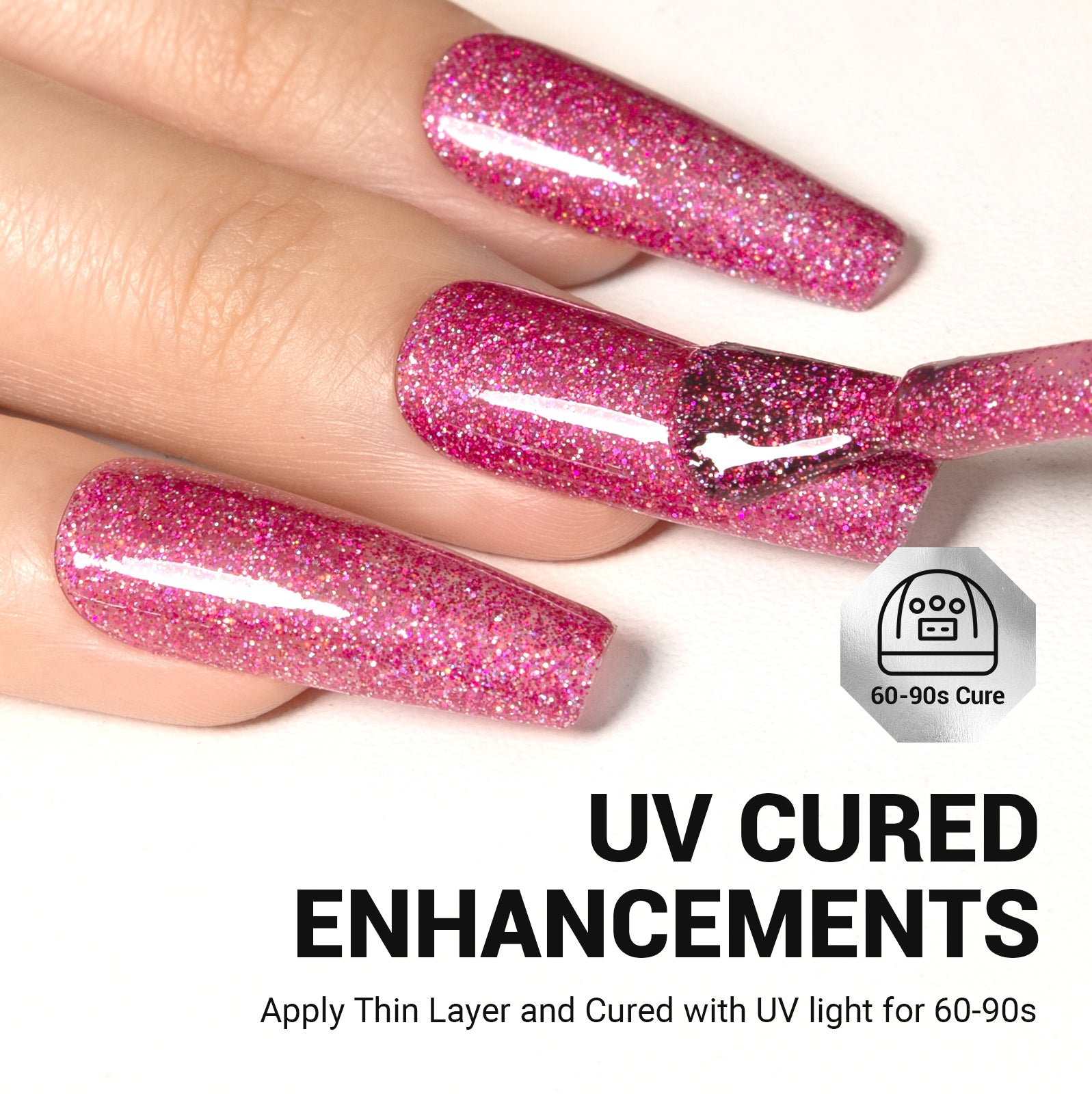 1662 Dazzling Pink - TPO-Free Thick Gel Nail Polish(15ml)