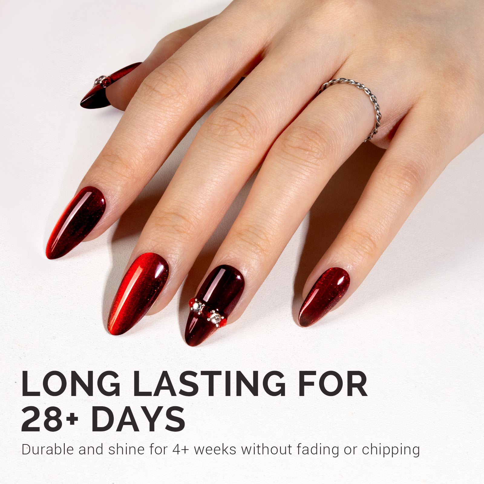 Jeweliver Cat Eye Gel Nail Polish - 12 Colors