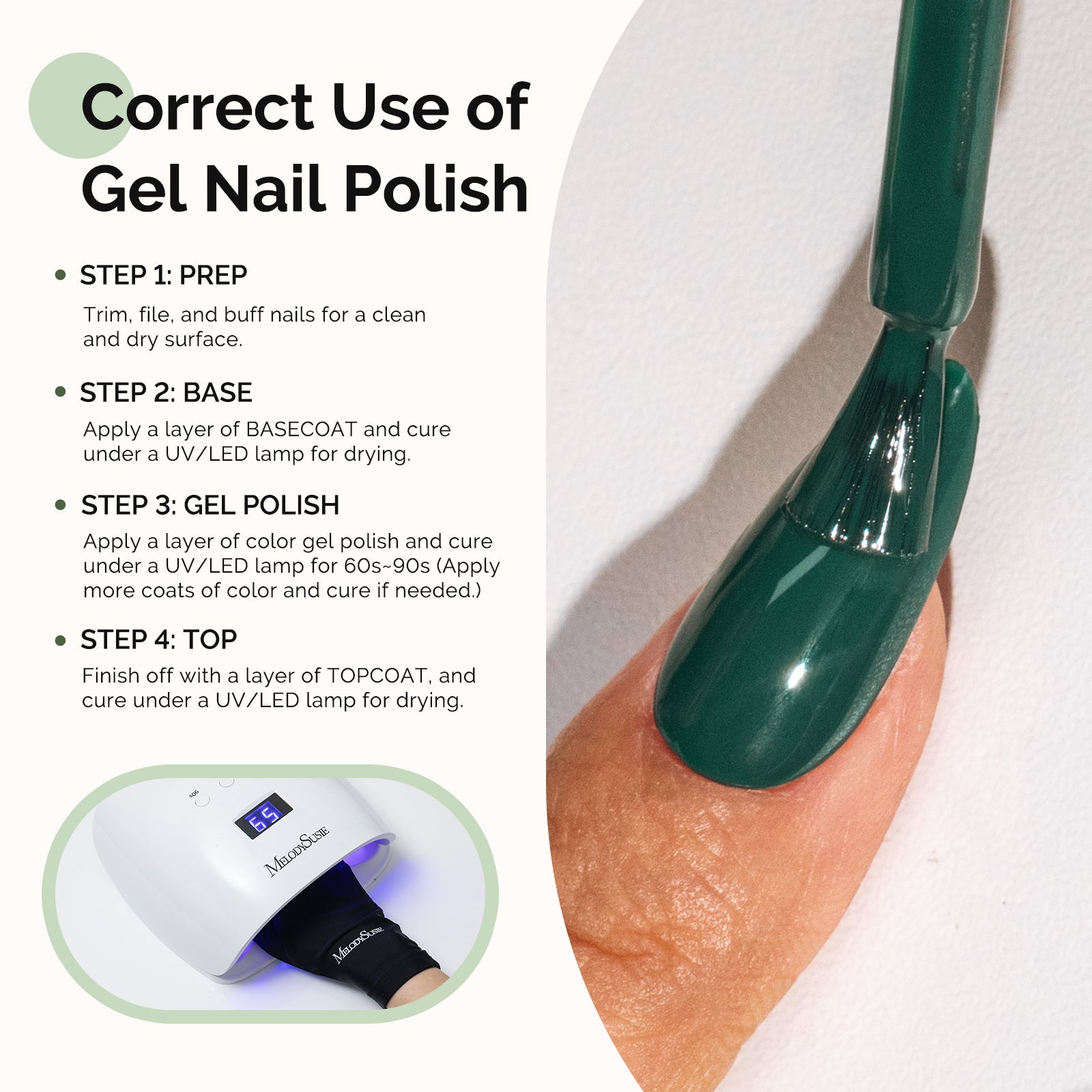 348 Green - HEMA-Free Gel Nail Polish 0.5 fl oz/15ml