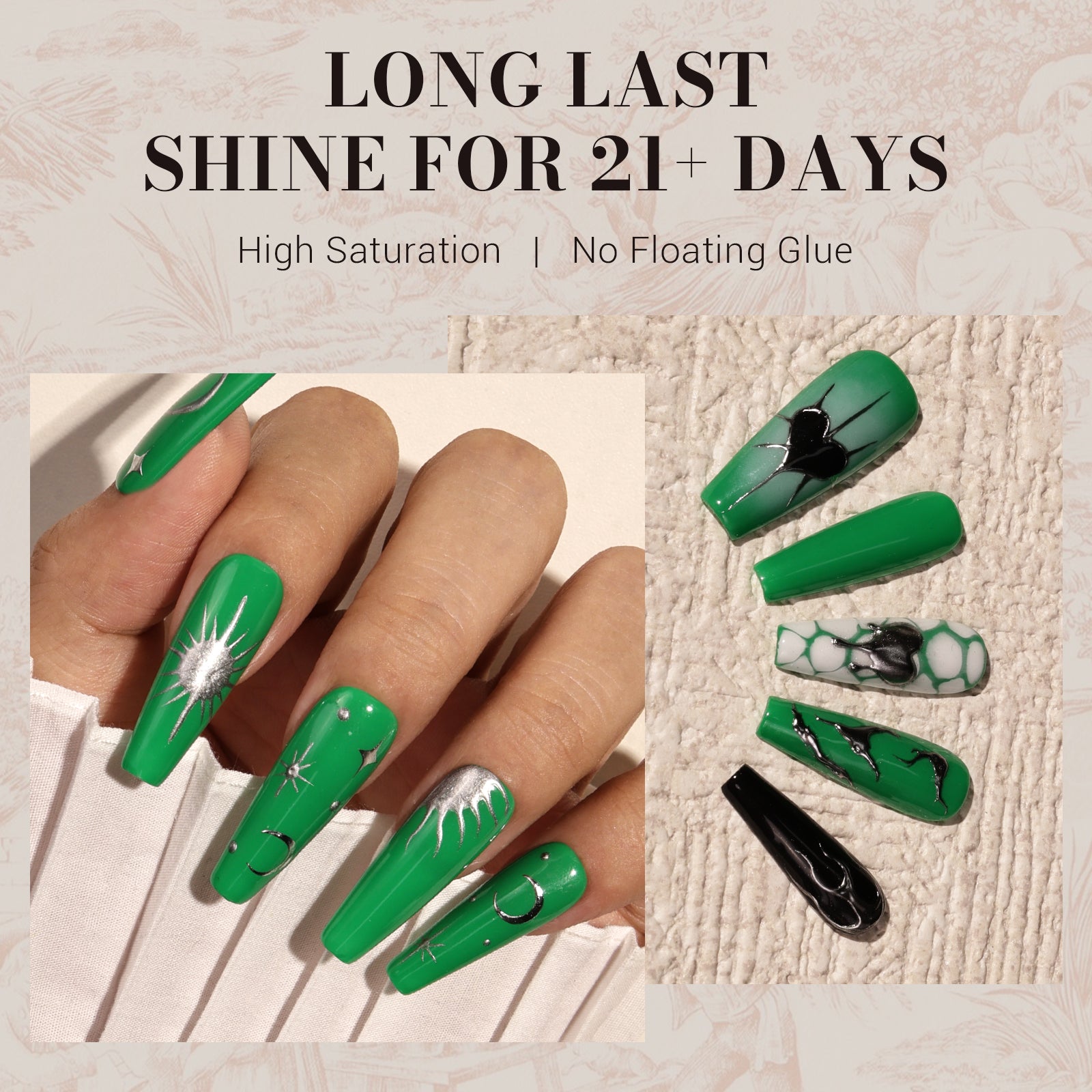 347 Fresh Green - TPO-Free Faster UV Curing Gel Nail Polish 0.5 fl oz/15ml