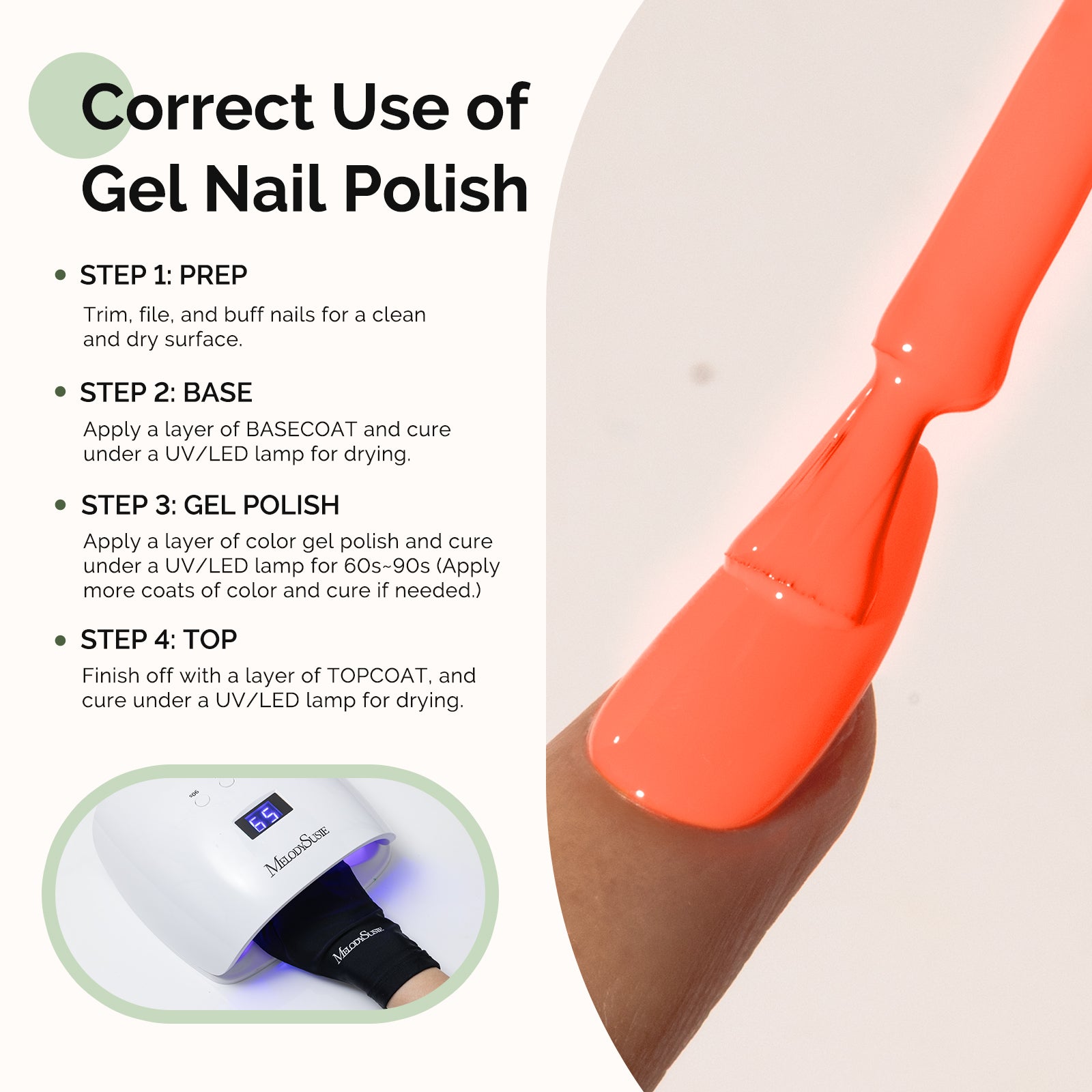 227 Blood Orange - HEMA-Free Gel Nail Polish 0.5 fl oz/15ml