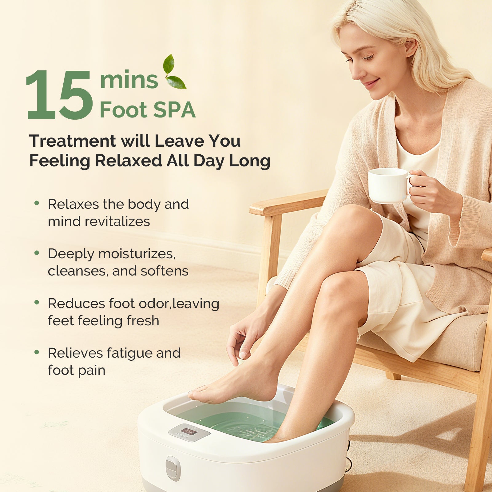 Tea Tree Oil Foot Soak with Sea Salt