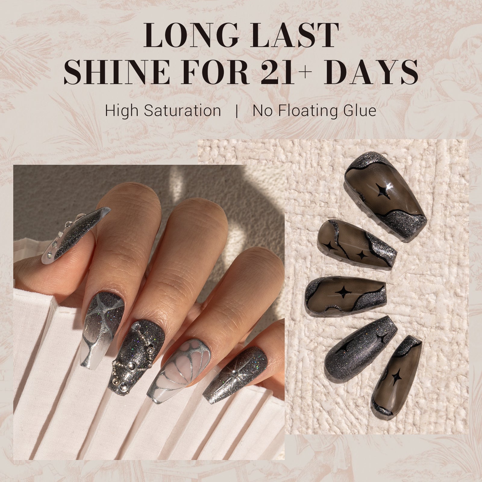 Z200 Galaxy Black - TPO-Free Faster UV Curing Gel Nail Polish 0.5 fl oz/15ml