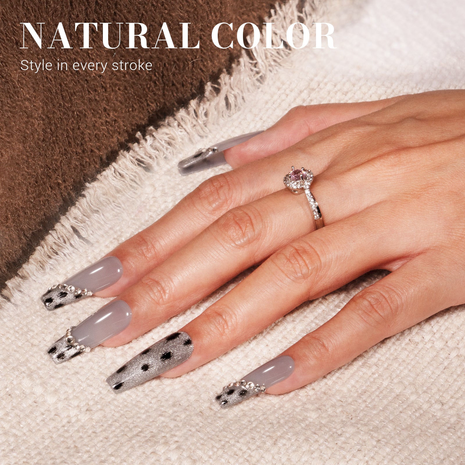 Jeweliver Jelly TPO-Free Gel Nail Polish 0.5 fl oz/15ml - Gray JM30